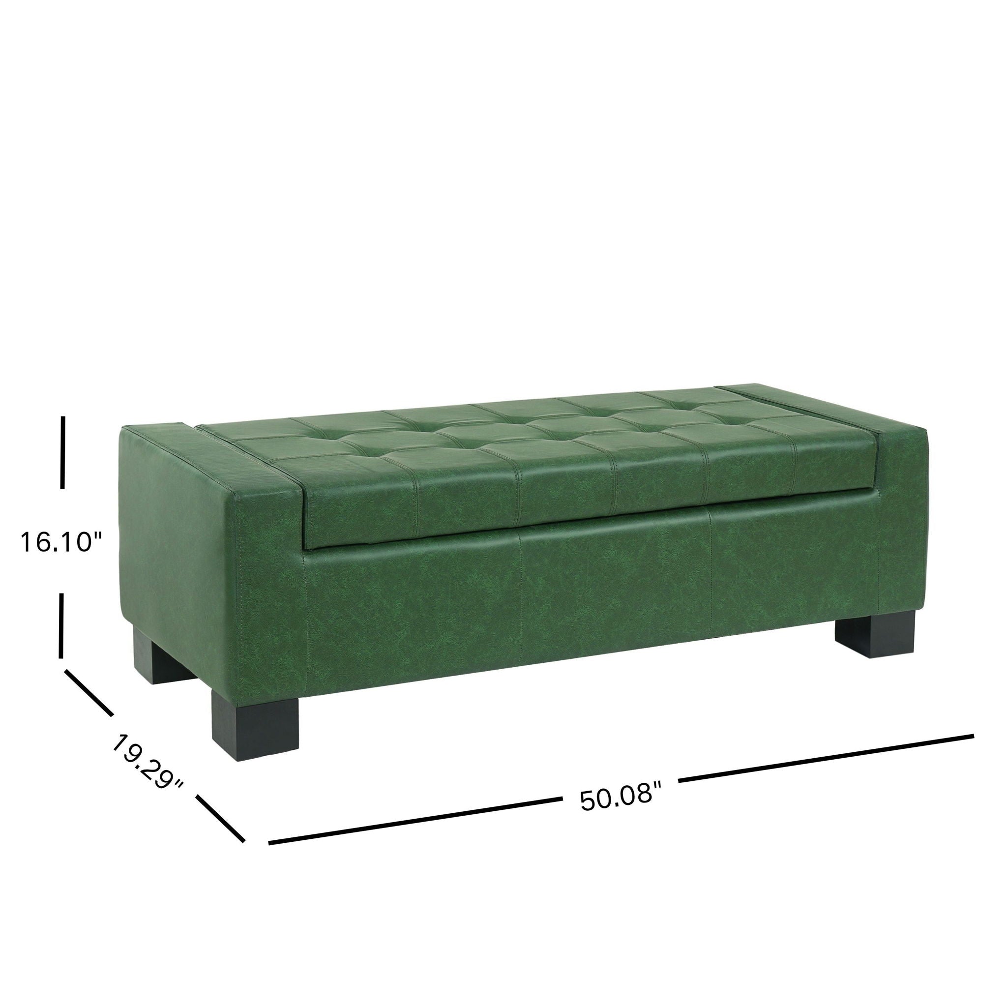 Tufted Storage Ottoman Bench