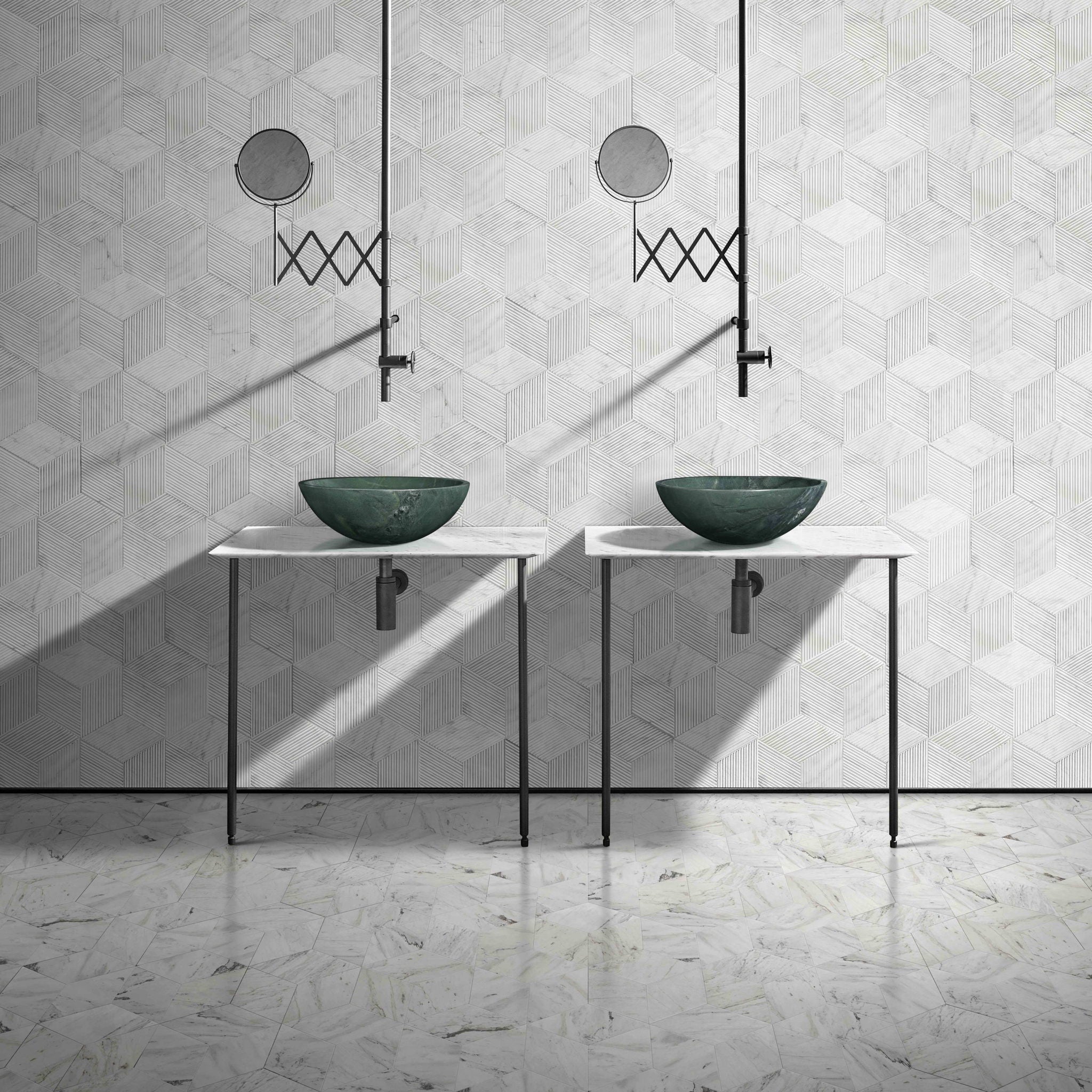 Bathroom Vessel Sink, Circular Design