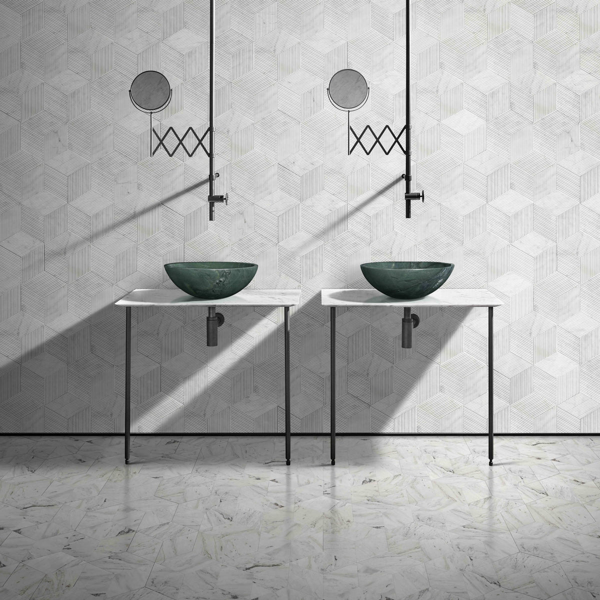 Bathroom Vessel Sink, Circular Design