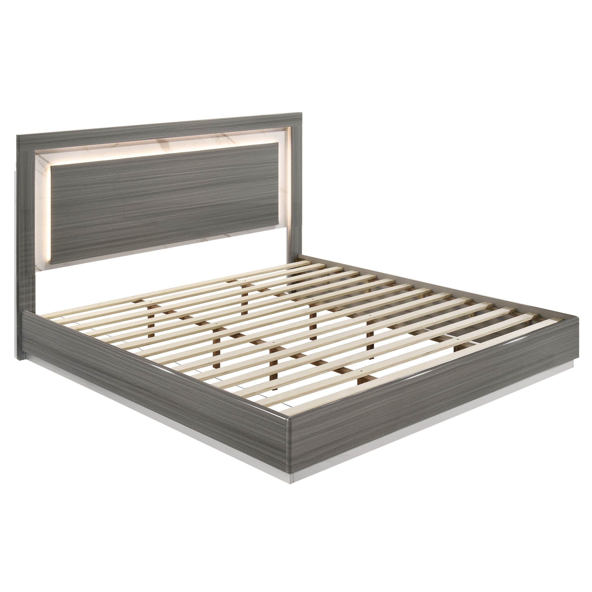 Altima - Bed With LED Headboard