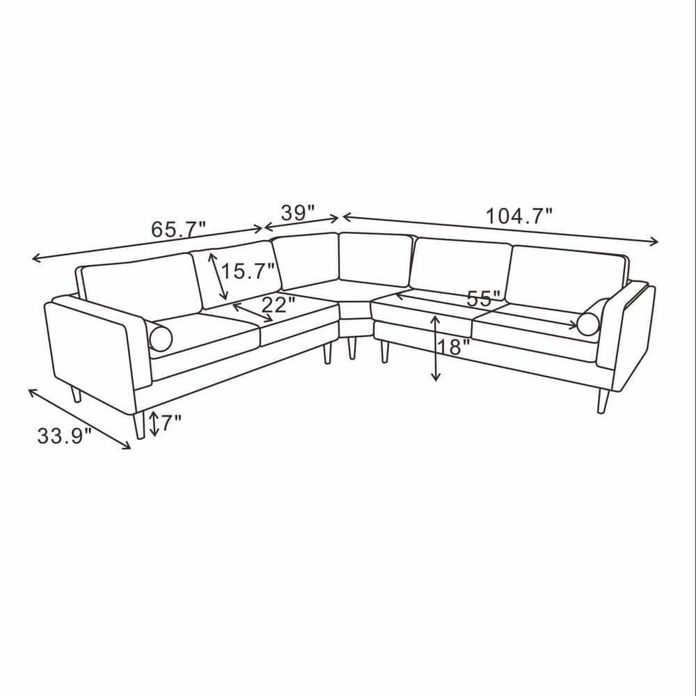 Amber - Corner Sectional Sofa