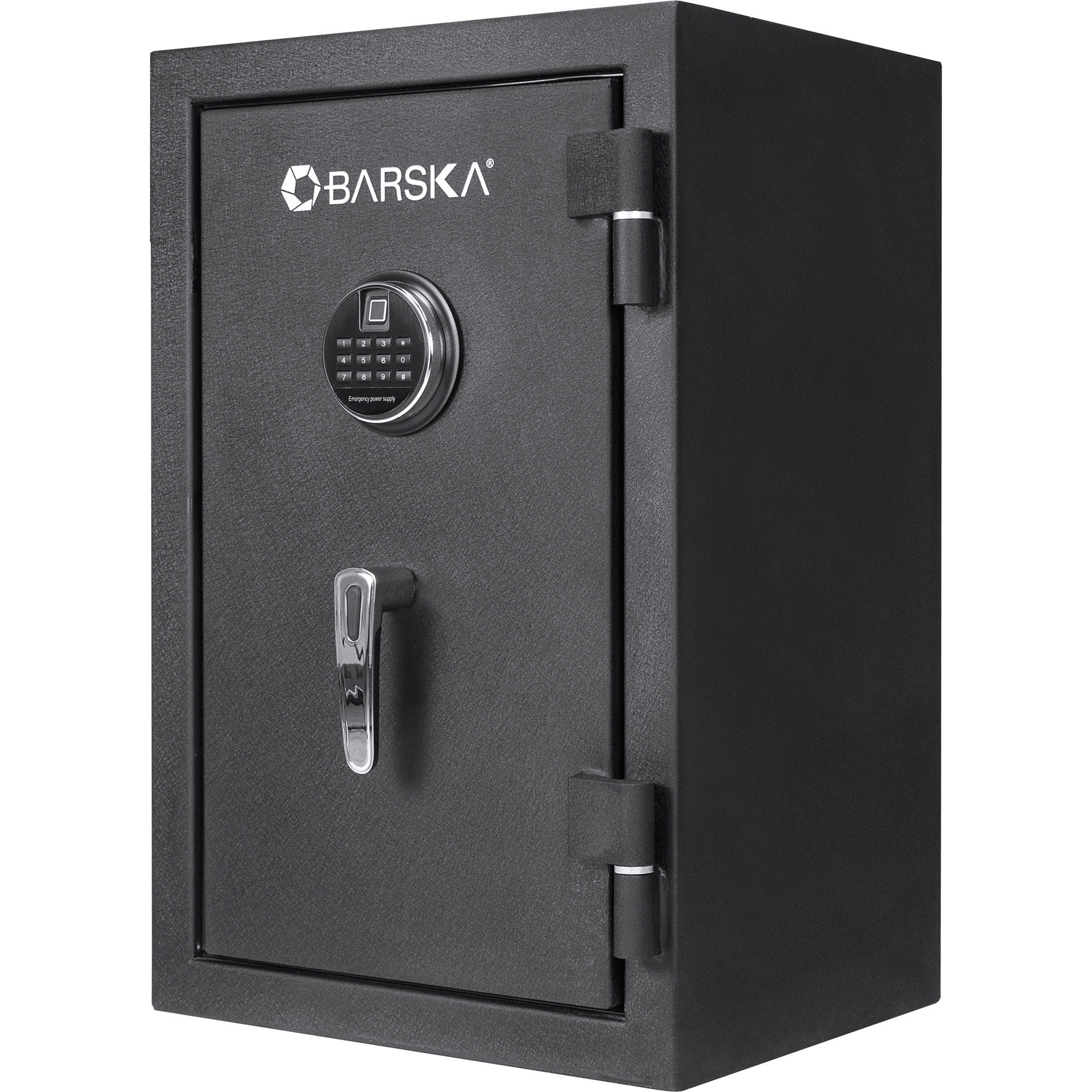 2.02 Cubic Ft Biometric Keypad Fire Resistant Safe - Black