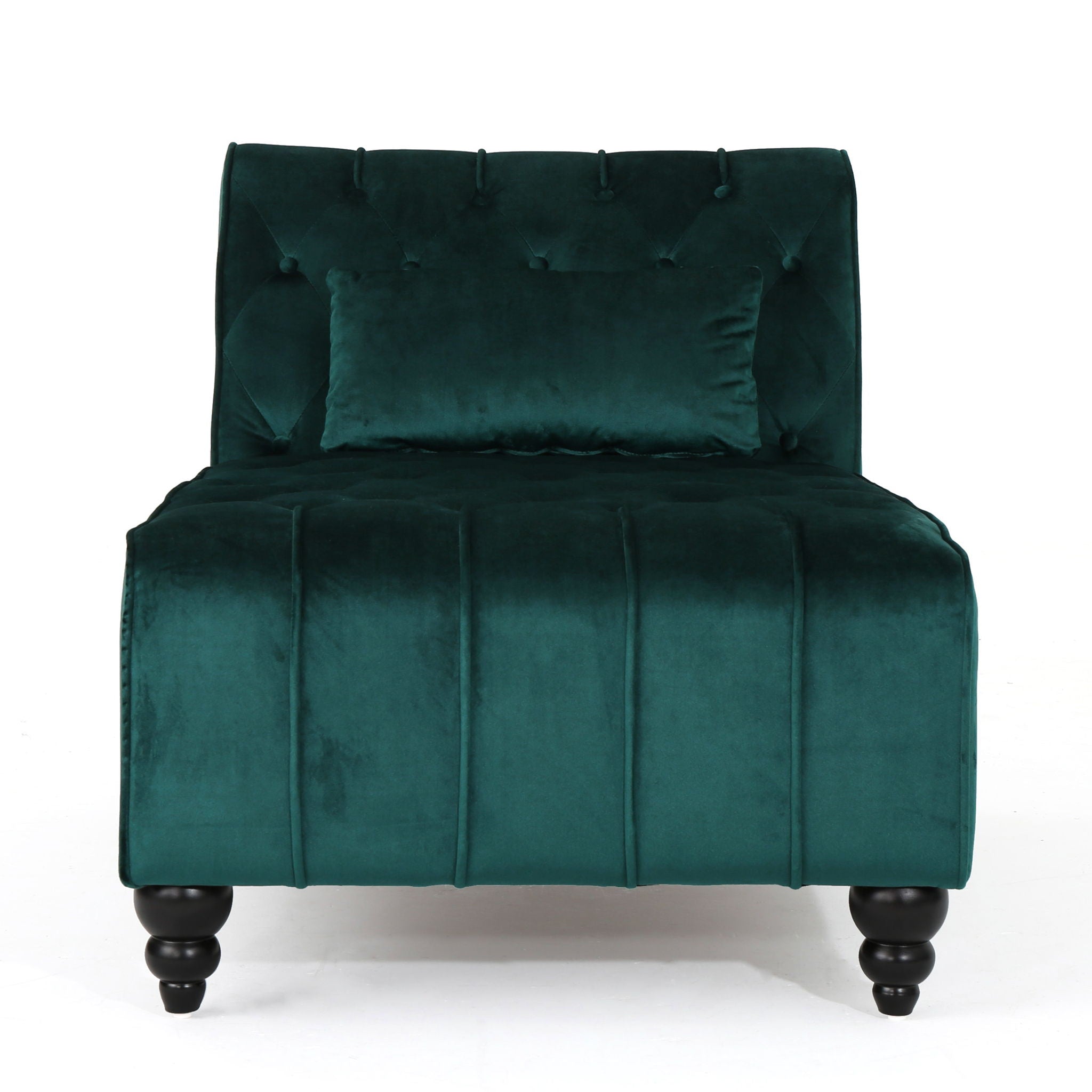 Ethereala - Upholstered Chaise Lounge With Button Tufted