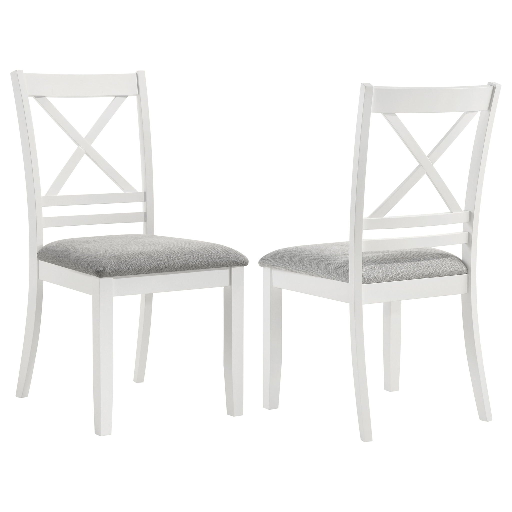Evanston - Cross Back Dining Side Chair (Set of 2) - White