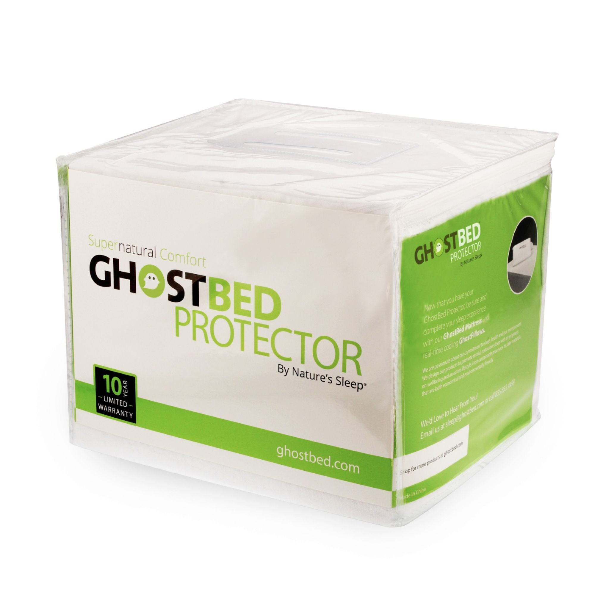 Ghostprotector - Waterproof Mattress Protector With Soft Knit Top And Stay Put Elastic Edges