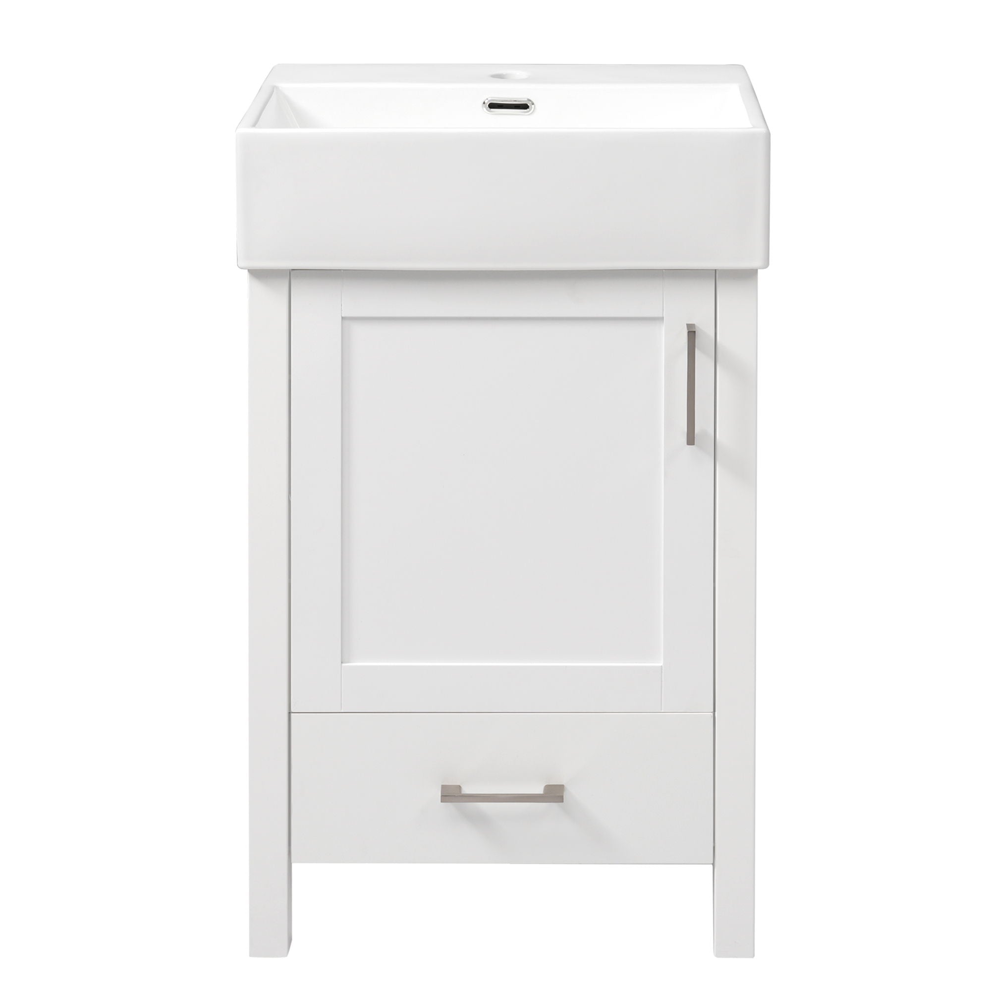 Bathroom Vanity With Sink, Frame And Drawer
