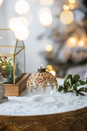 Christmas Ball Ornaments, Decorative Hanging Ball Christmas Tree Ornaments For Holiday Party Decorations