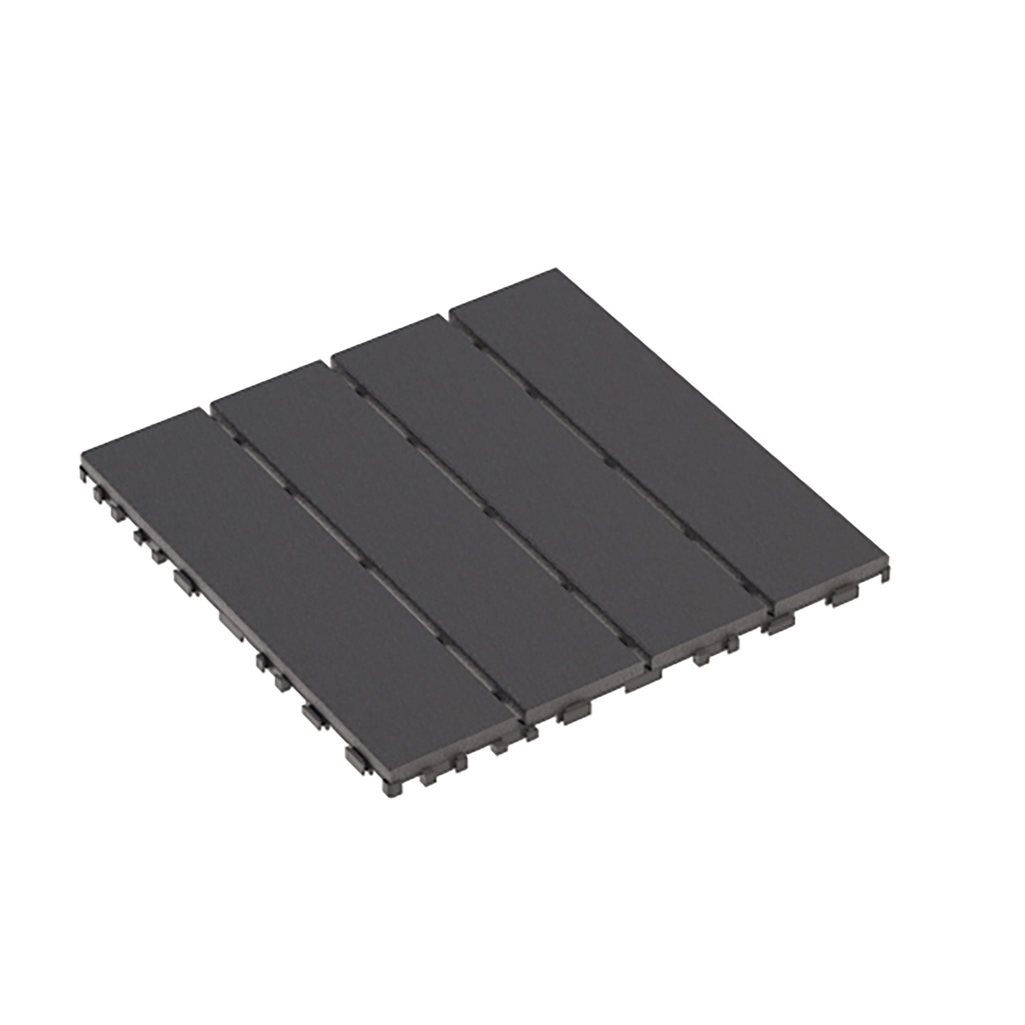 Plastic Interlocking 44 Pack Patio Deck Tiles, Square Waterproof Outdoor All Weather Use