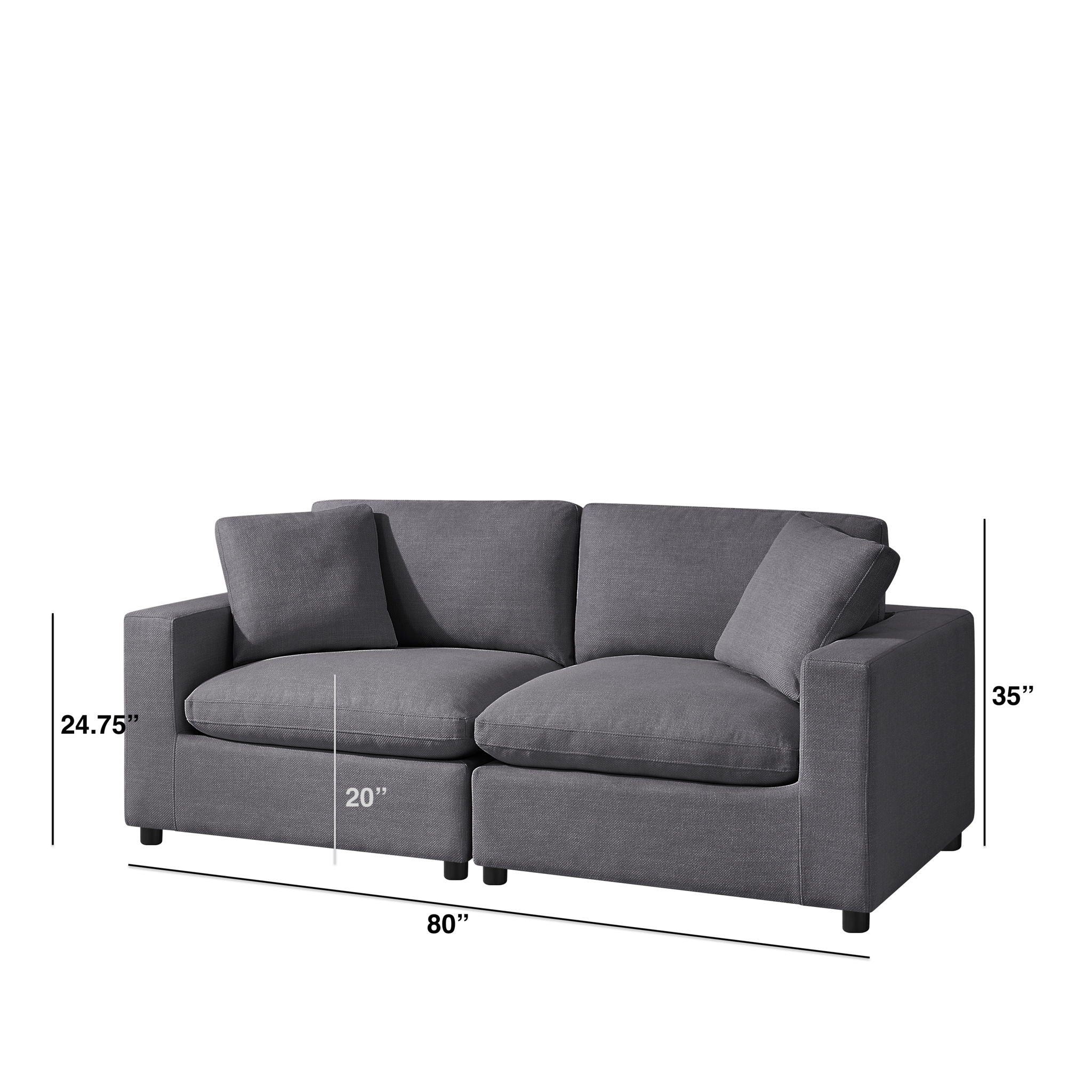 Cassandra - Modular 2 Piece Sofa