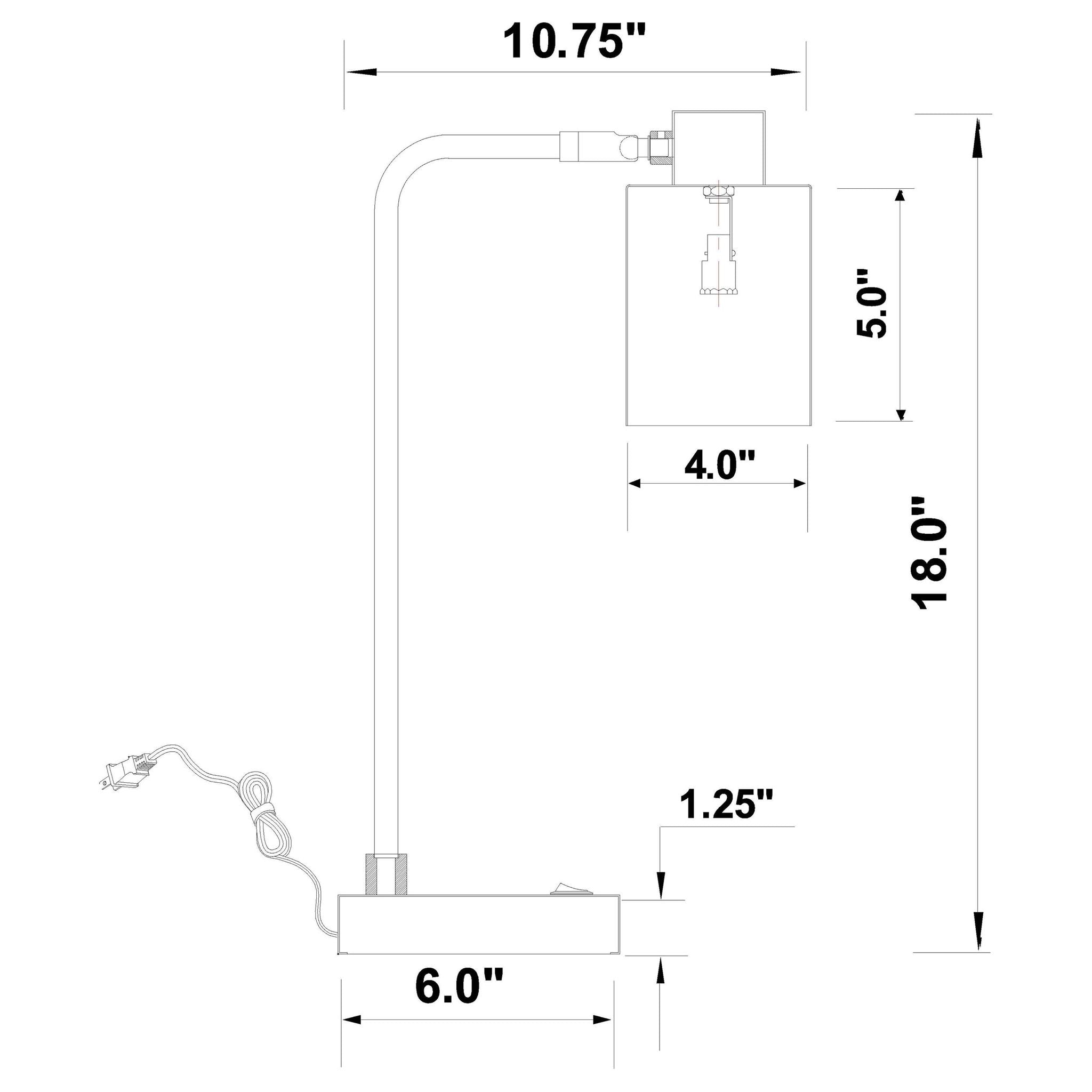 Dharma - Adjustable Table Lamp With Shade - Antique Brass