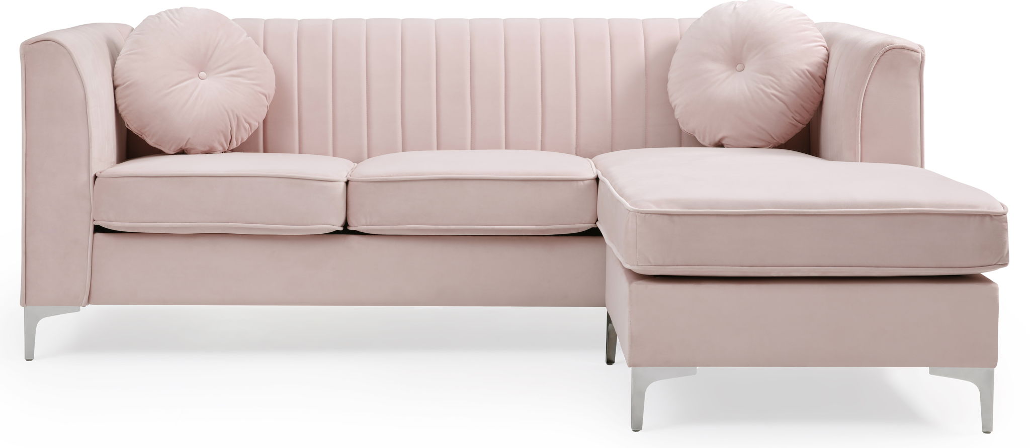Delray - Micro Suede Sofa Chaise