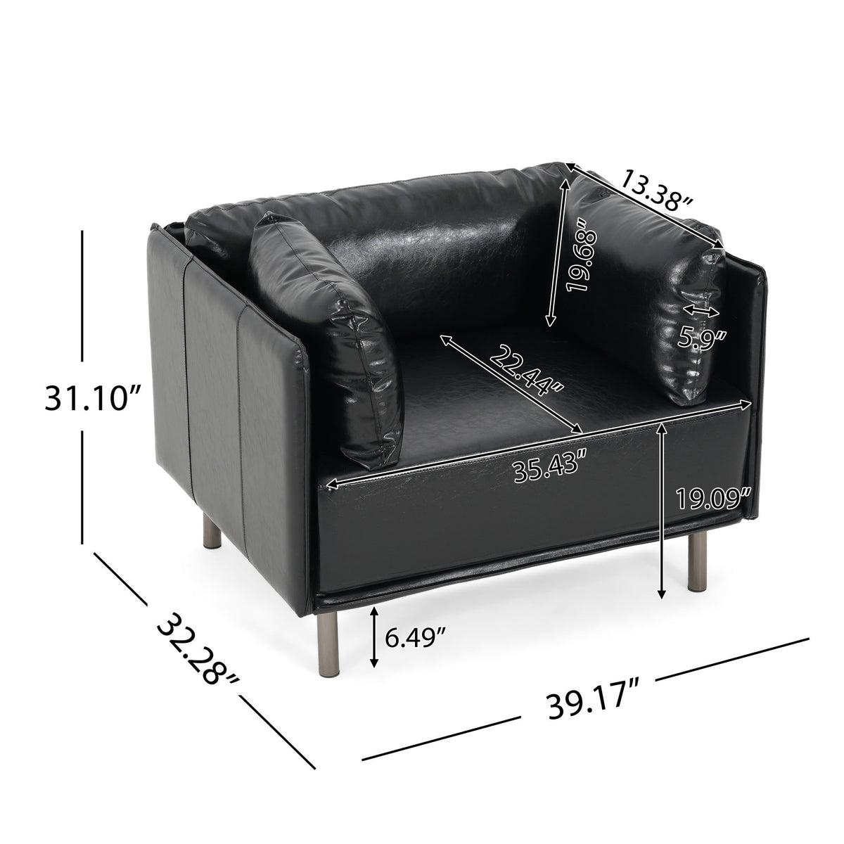 Vintage Modern Aesthetic Appeal Lounge Chair