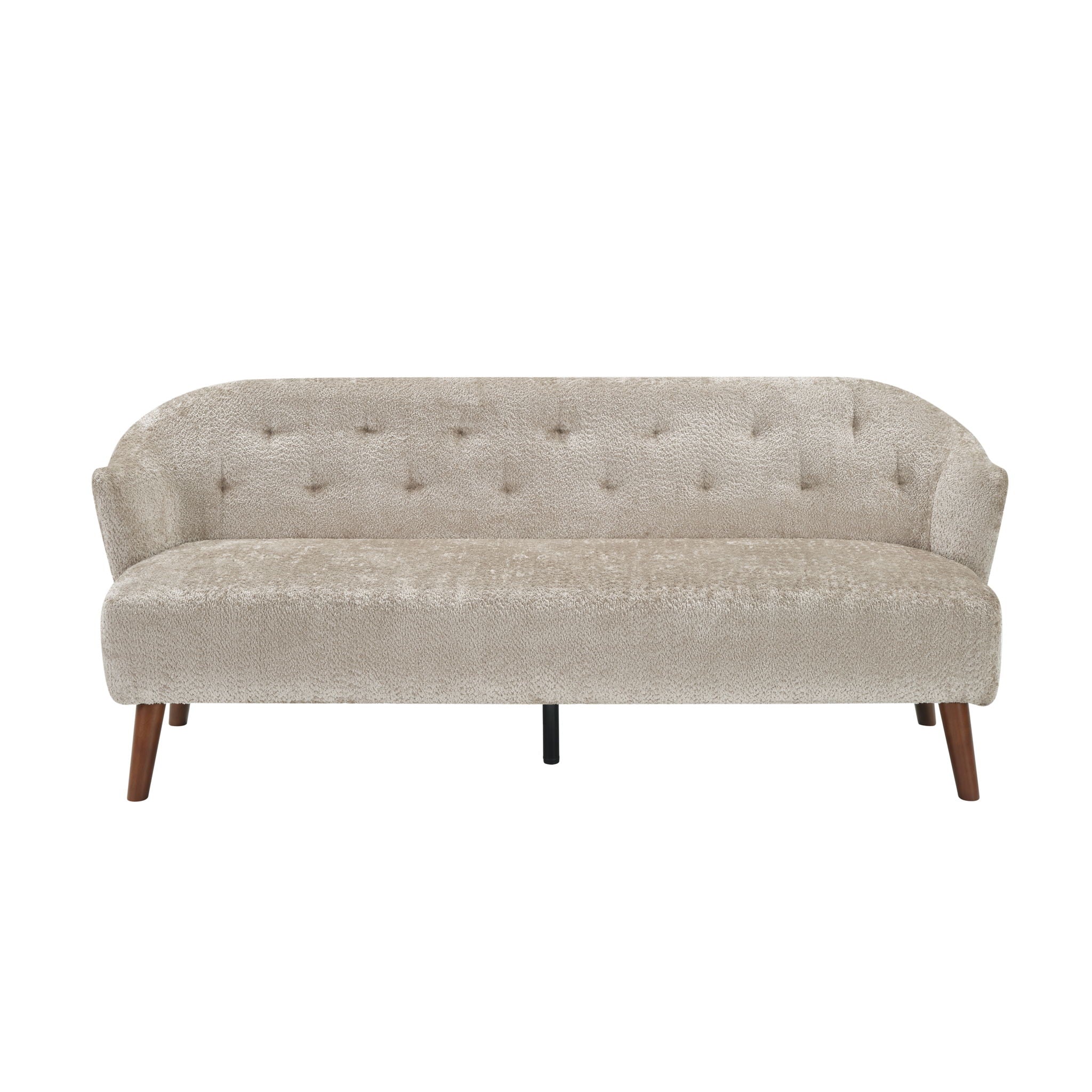 3 Seater Tufted Upholstered Couch Comfy Living Room Sofa