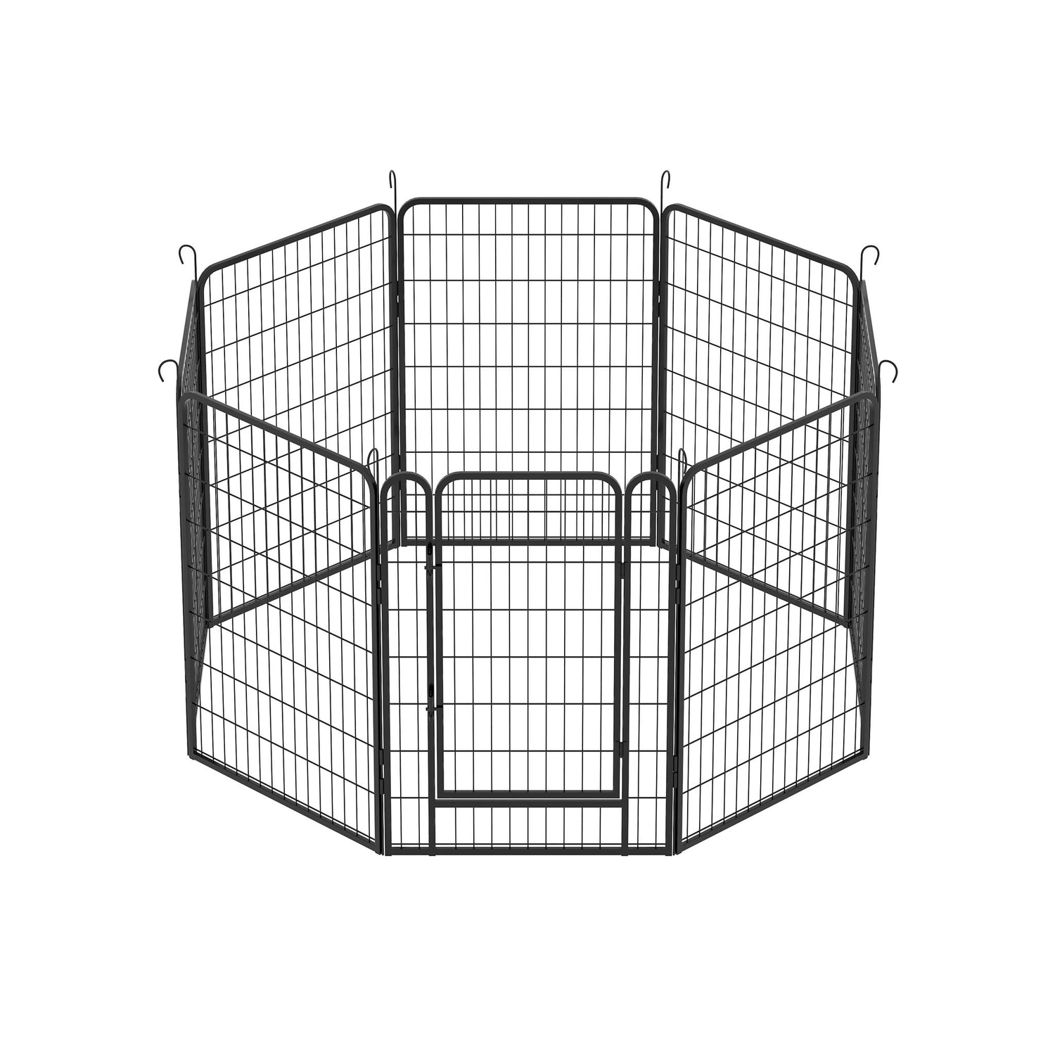 Heavy Duty Metal Playpen With Door, Dog Fence Pet Exercise Pen