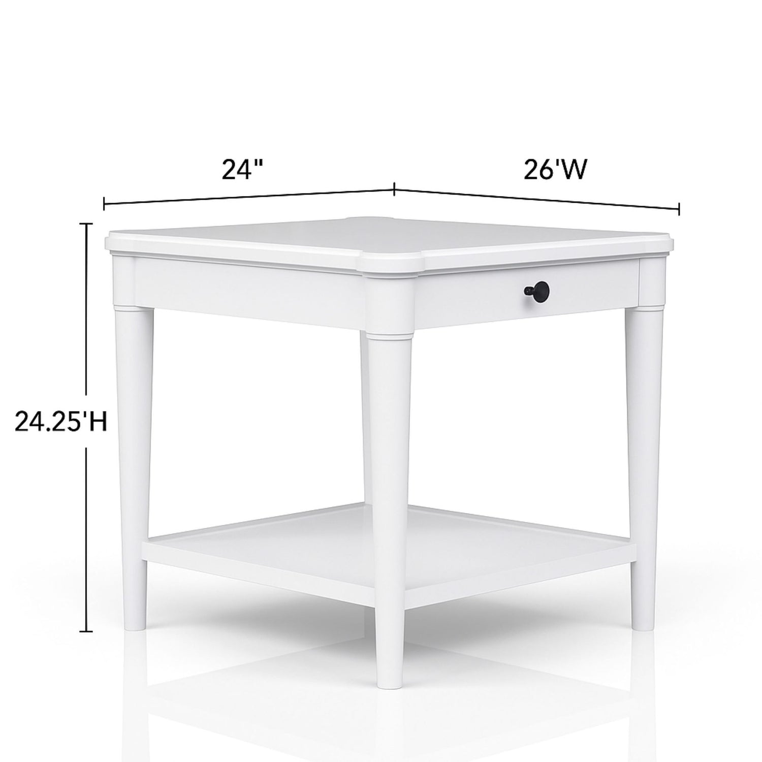 End Table With Storage Drawer