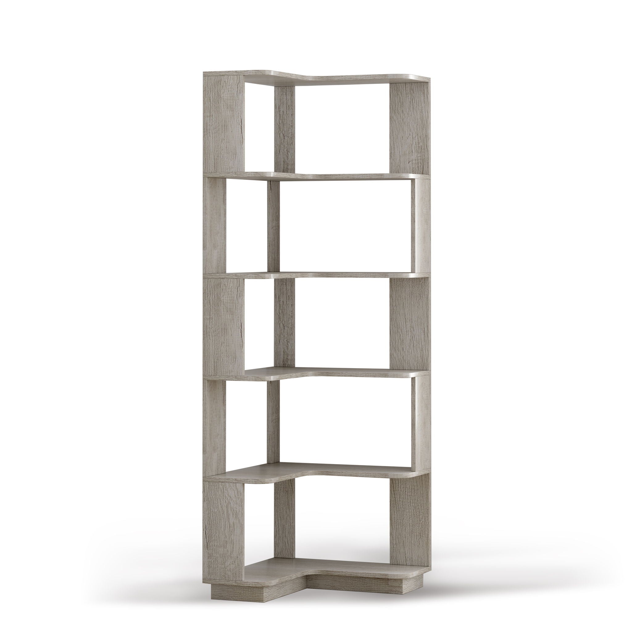 L-Shaped Corner Bookshelf