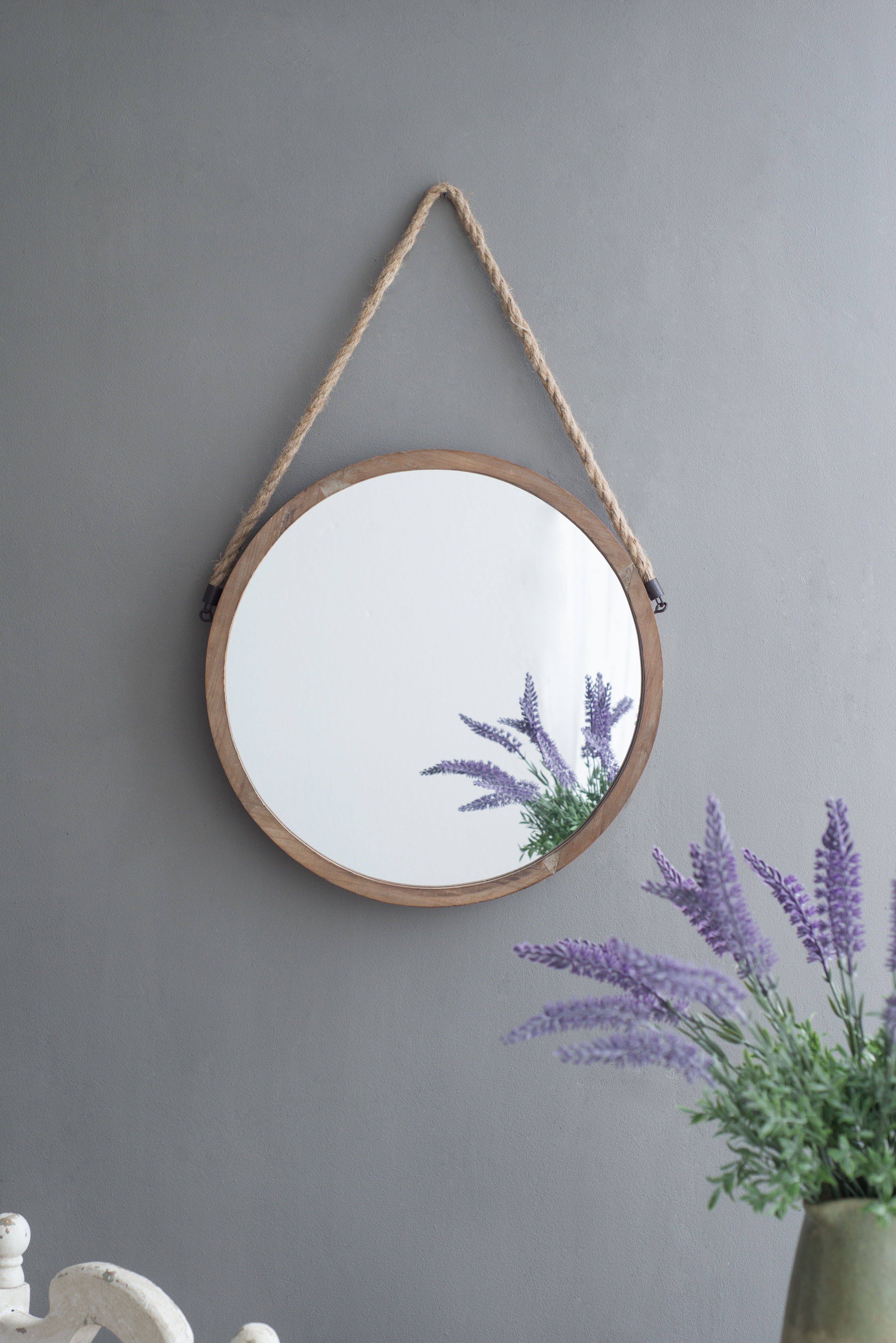 Rally - Wood Mirror - Brown