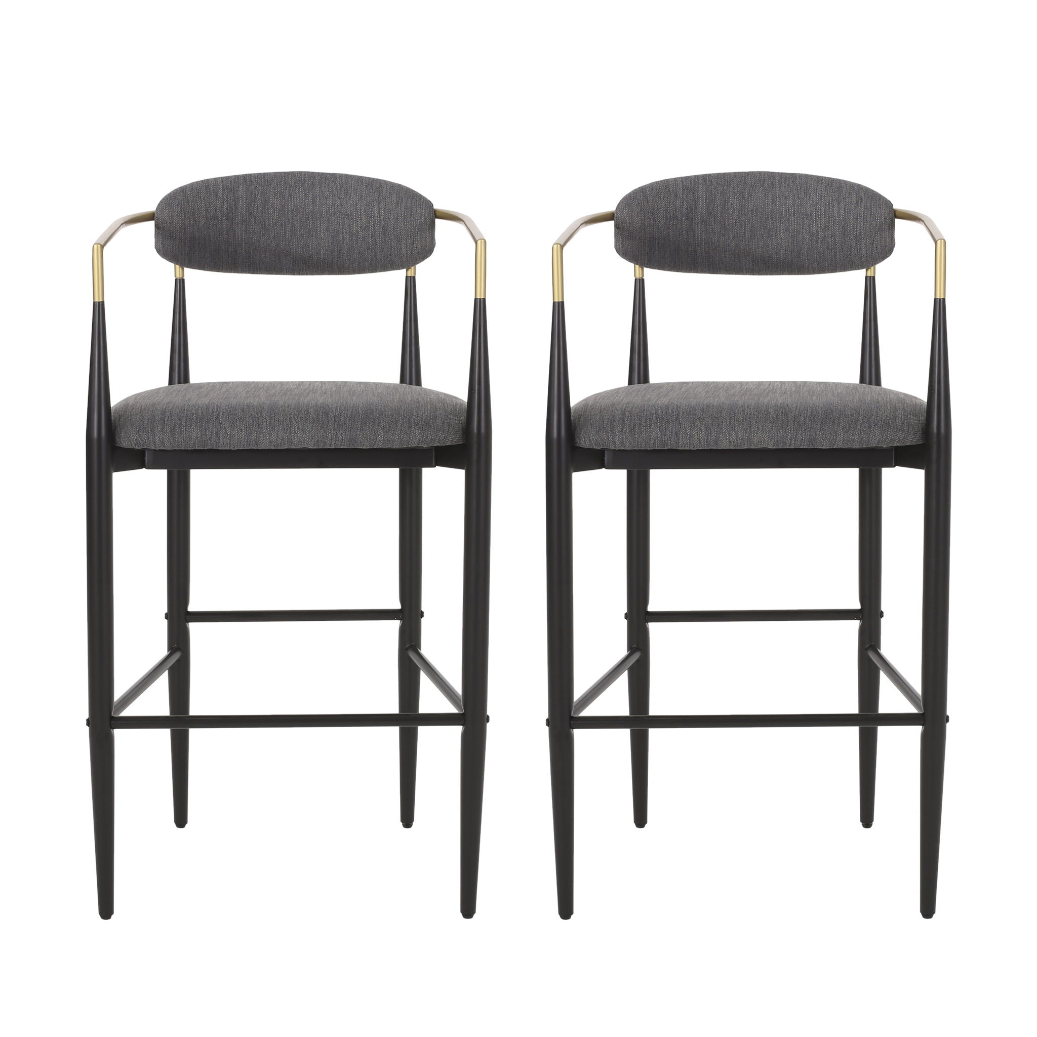 Counter Height Upholstered Barstools (Set of 2)