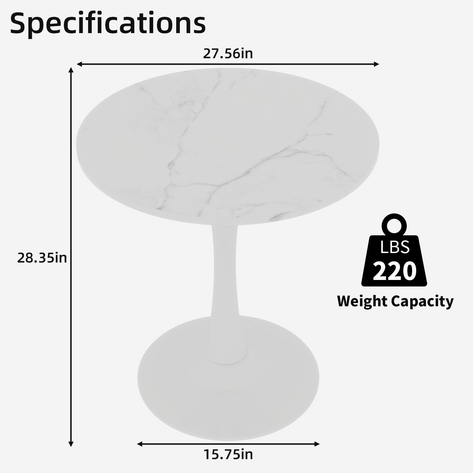 Coffee Table & Round Top