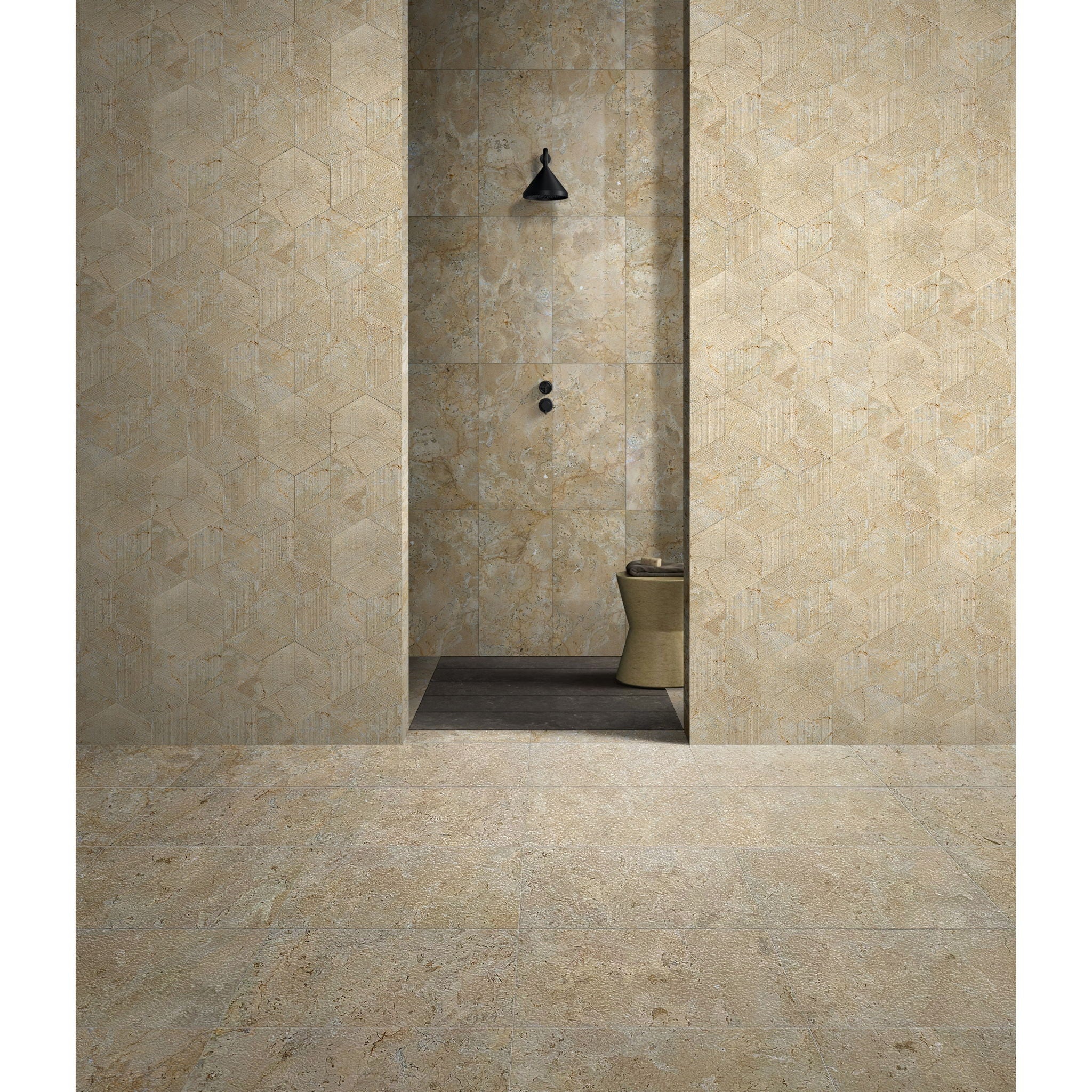 Natural Marble Polished Tile For Wall And Floor (Set of 4)