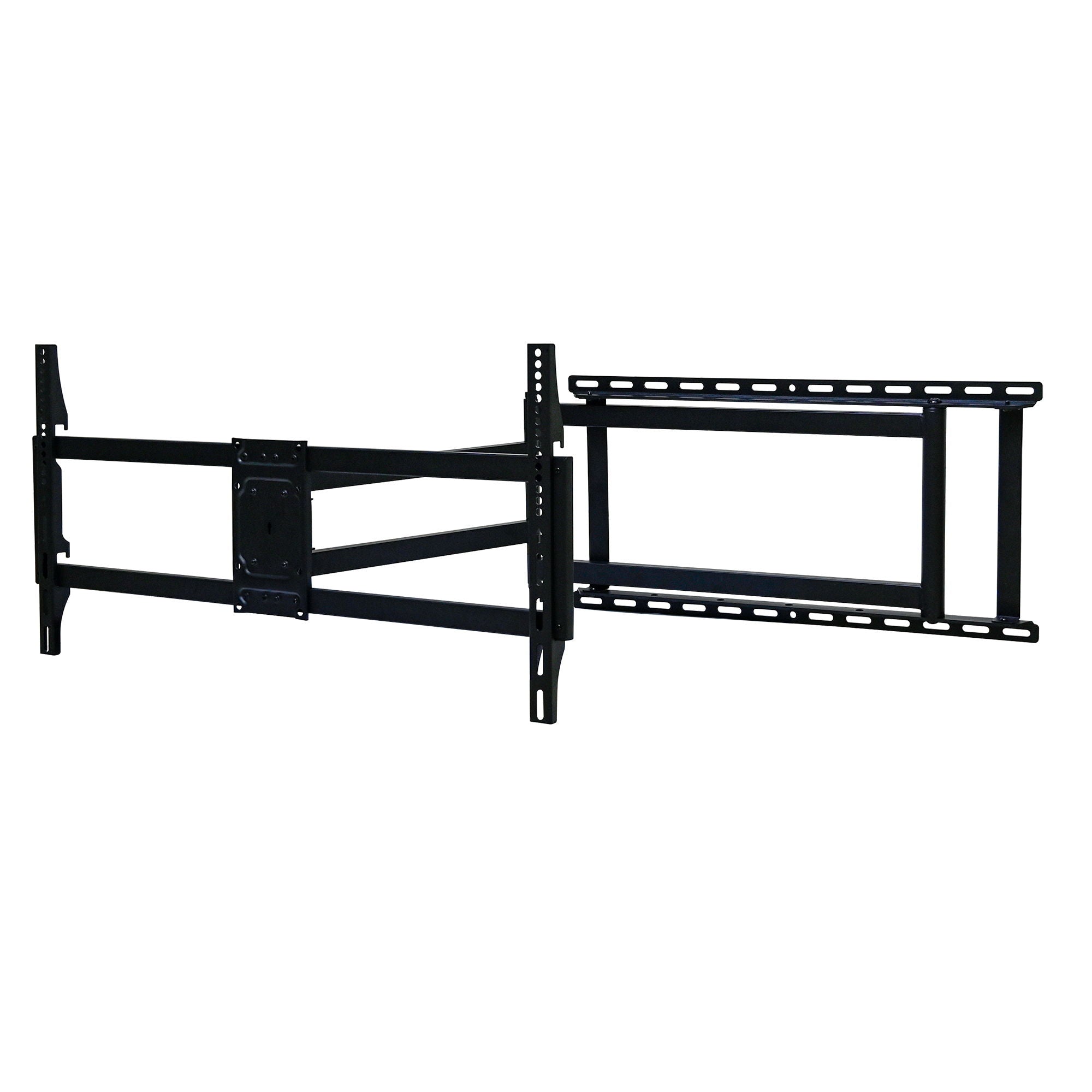 Full Motion TV Wall Mount Bracket For 40 120" TV Dual Arm Tilt & Swivel Vesa 800 X 400 Mm 132 Lbs Load - Black