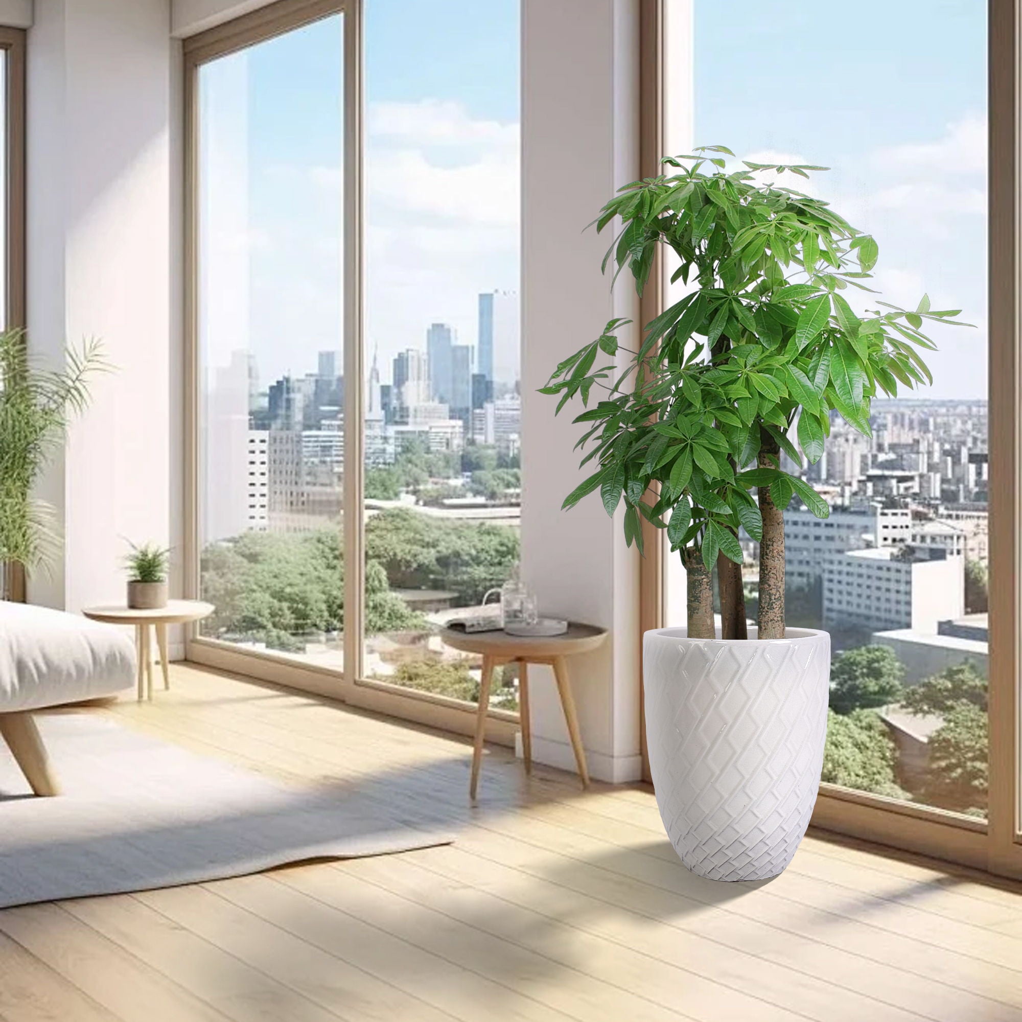 Ceramic Flowerpot, Planter For Patio, Garden, Windowsill