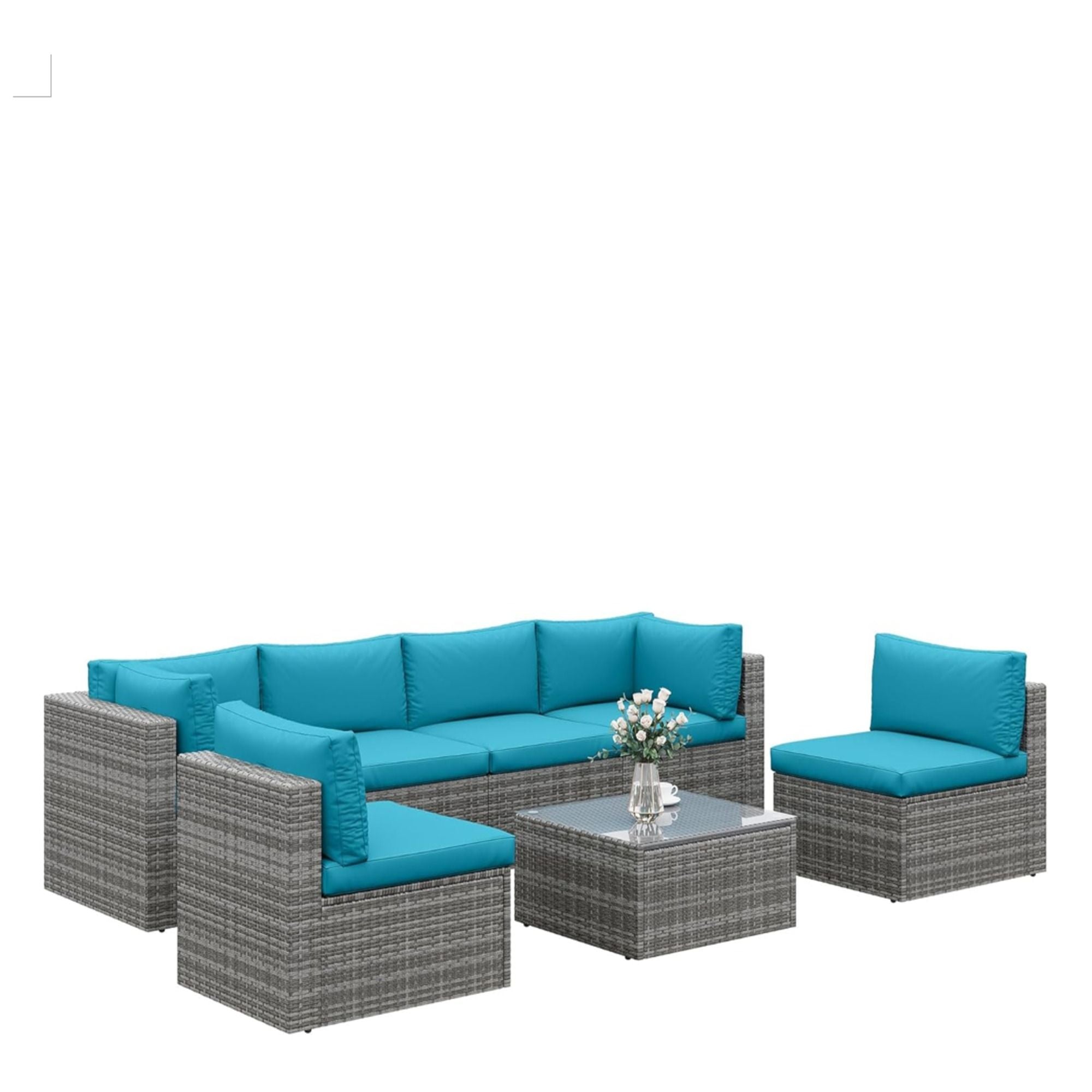 Modern Patio Set With Coffee Table