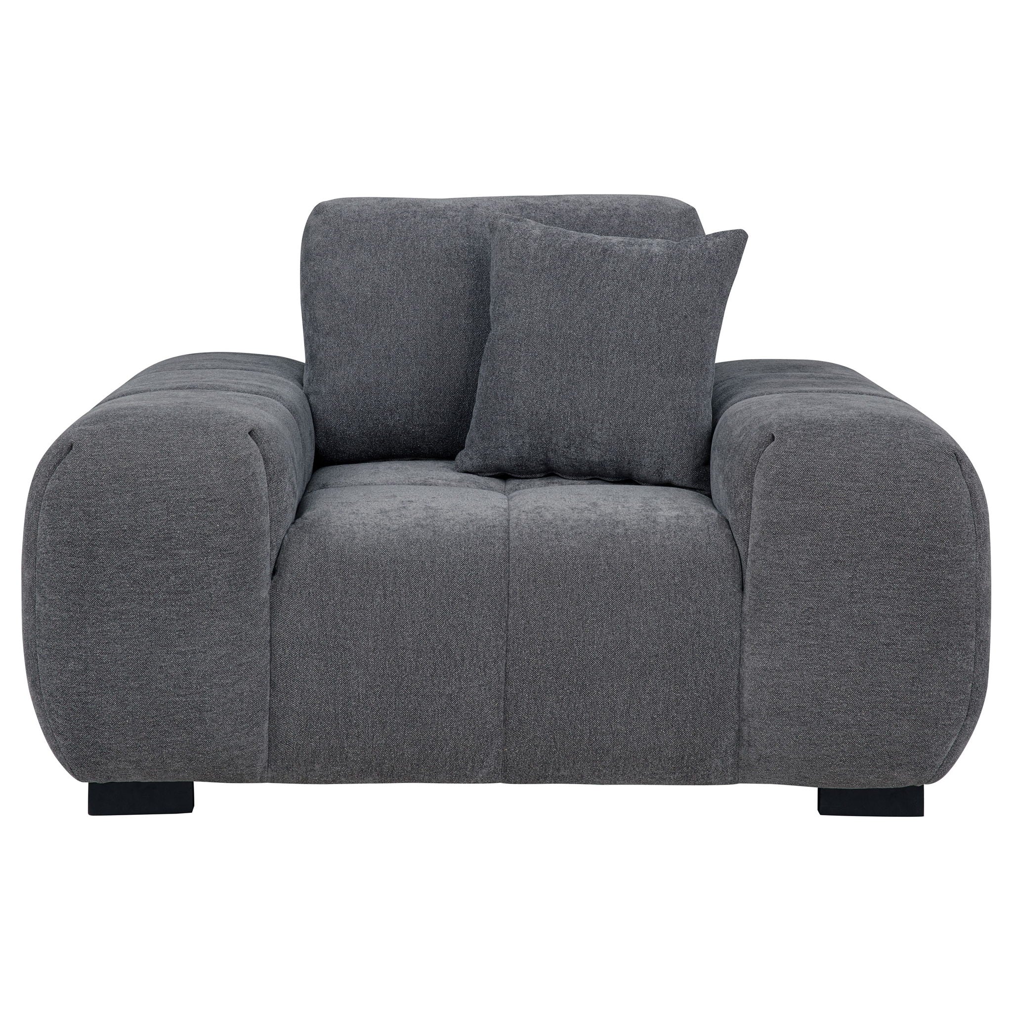 Plather - Track Arm Accent Chair