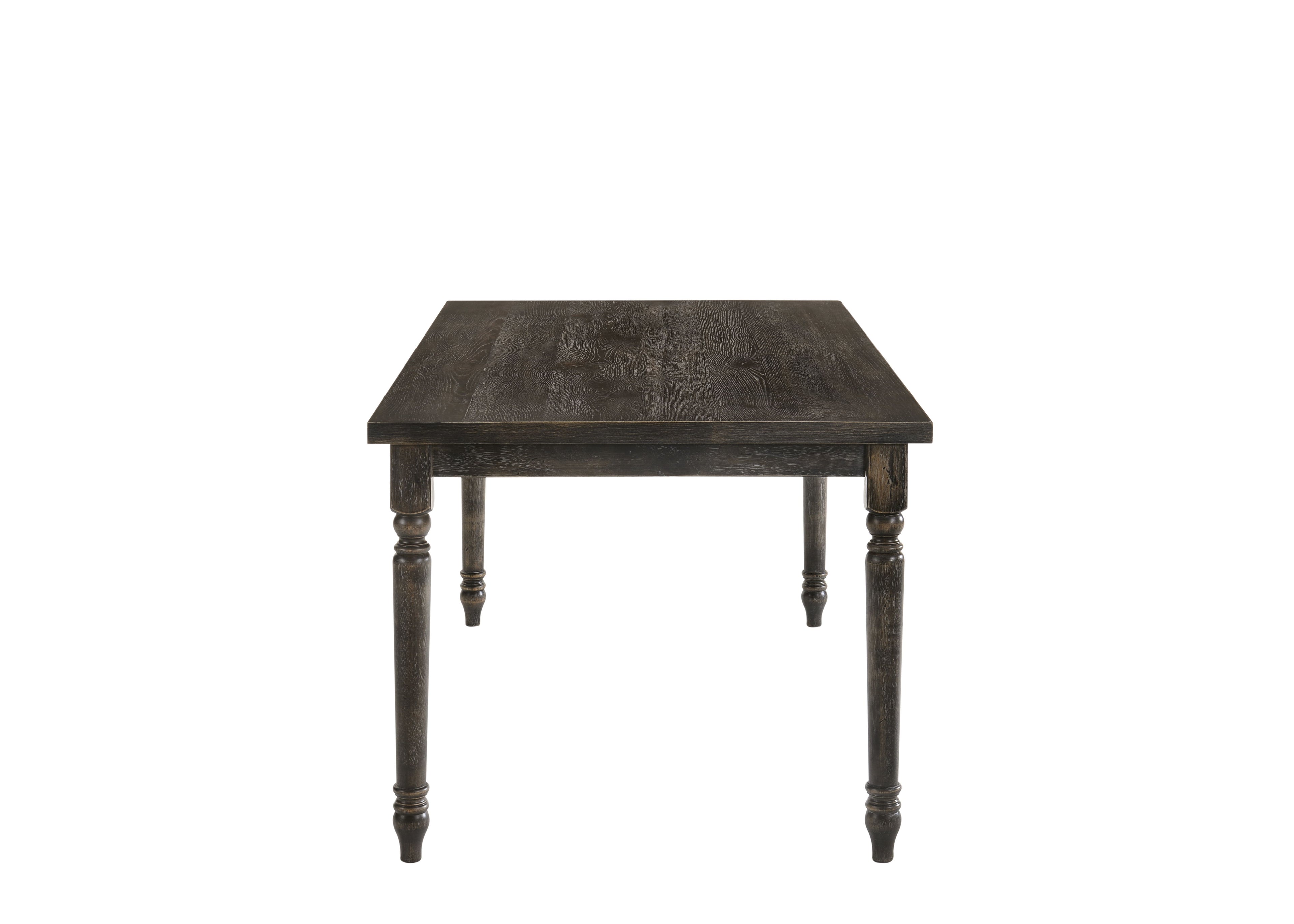 Claudia II - Weathered 7 Pieces Dining Room Set - Gray