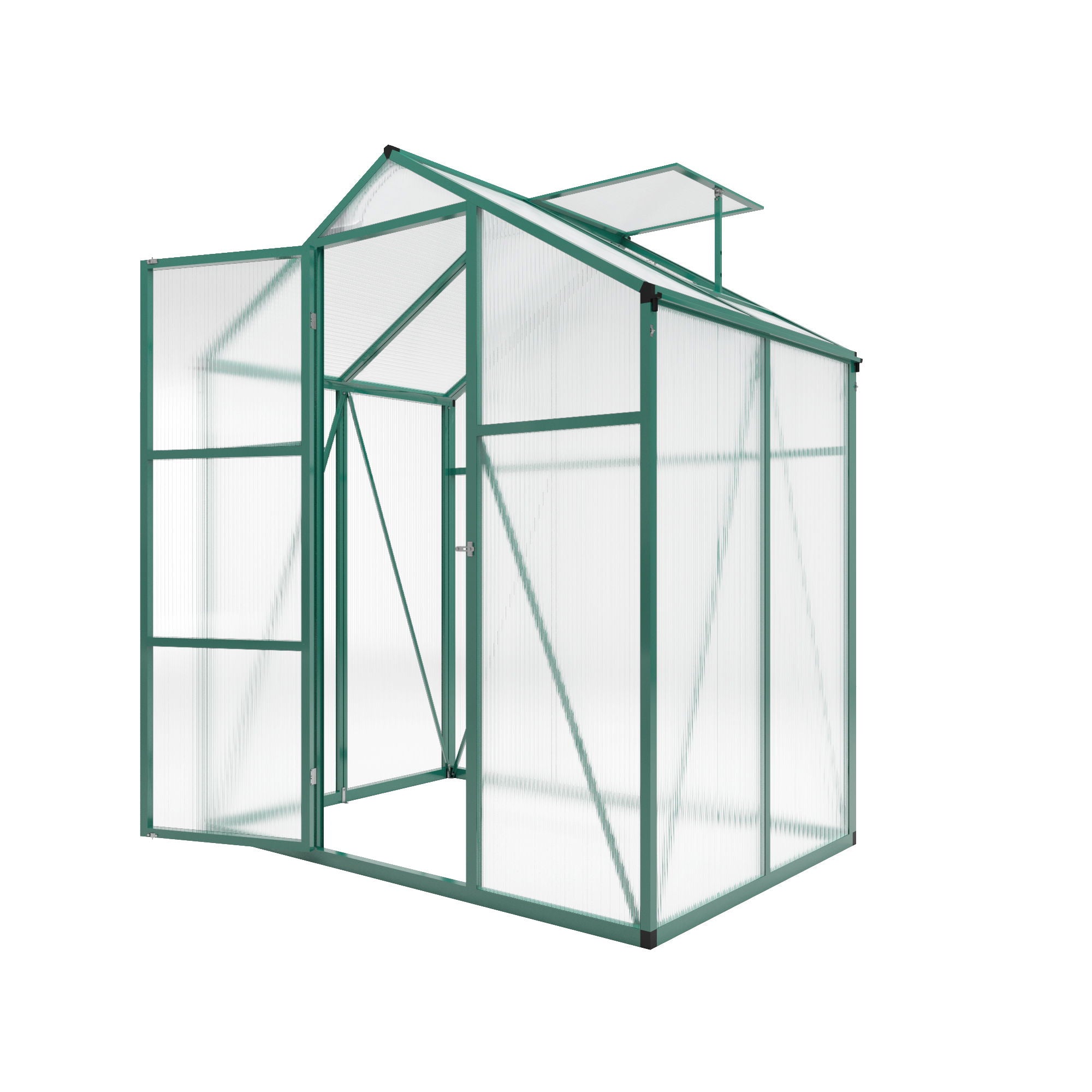 Polycarbonate Walk-In house, Raised Base For Outdoor In All Season