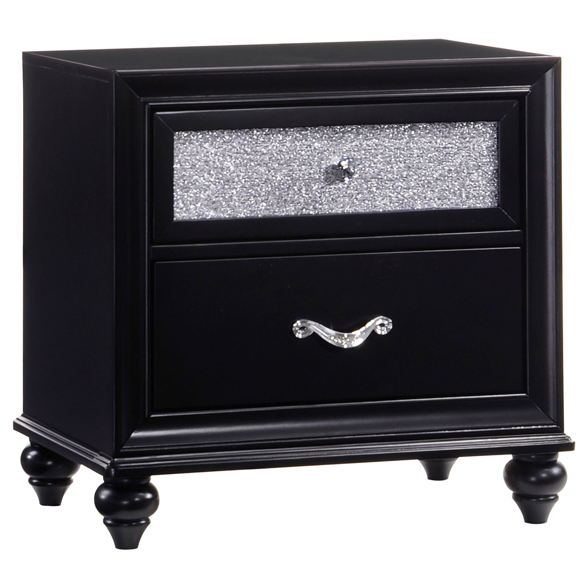 Wilton - 2 Drawer Nightstand - Black