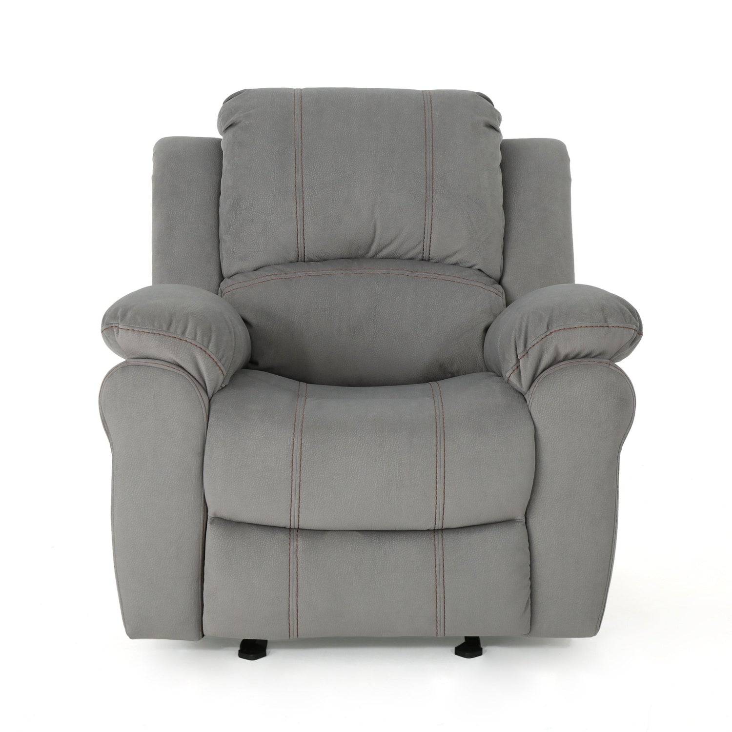 Wide Manual Glider Standard Recliner - Gray