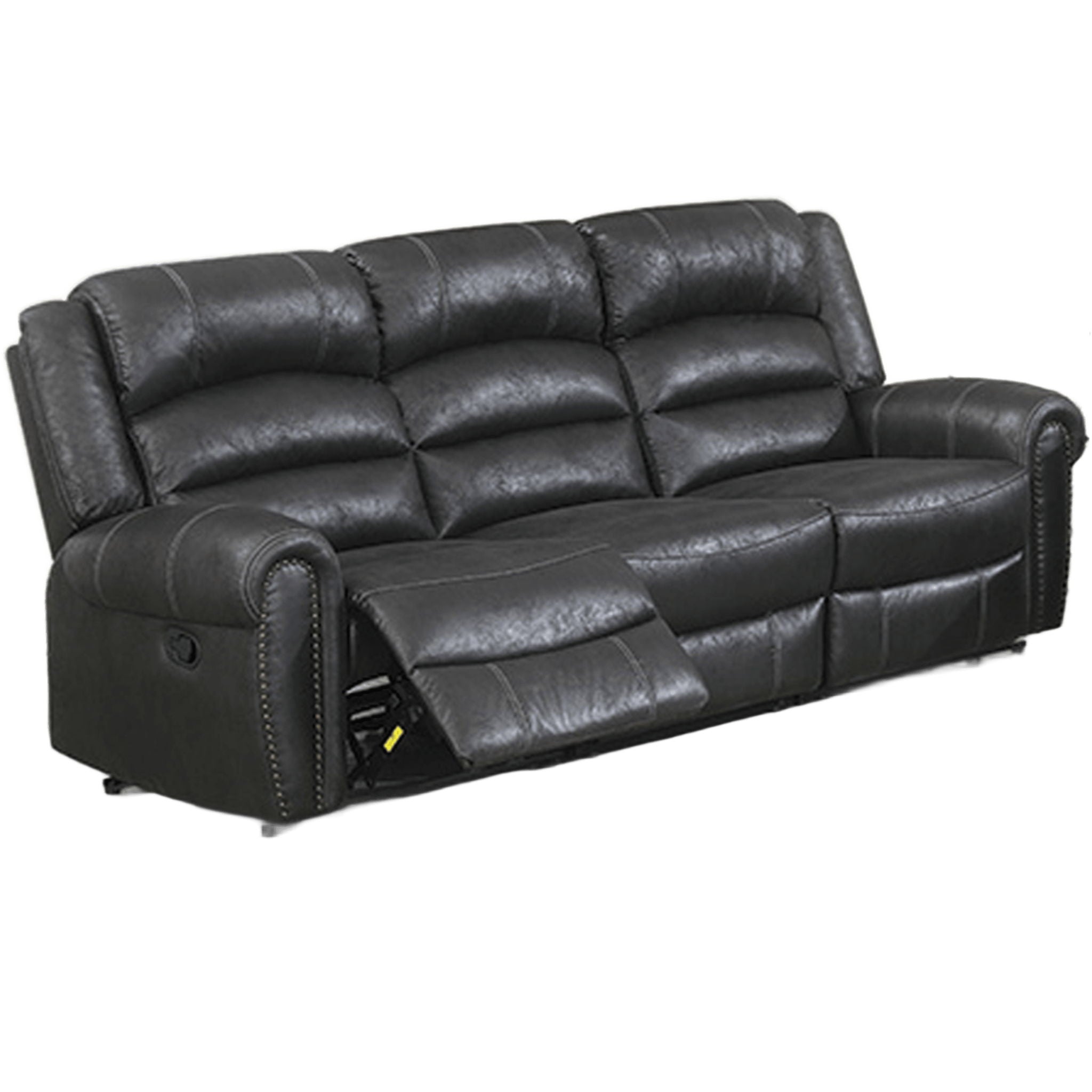 Power Reclining Sofa With Built In USB Port - Black