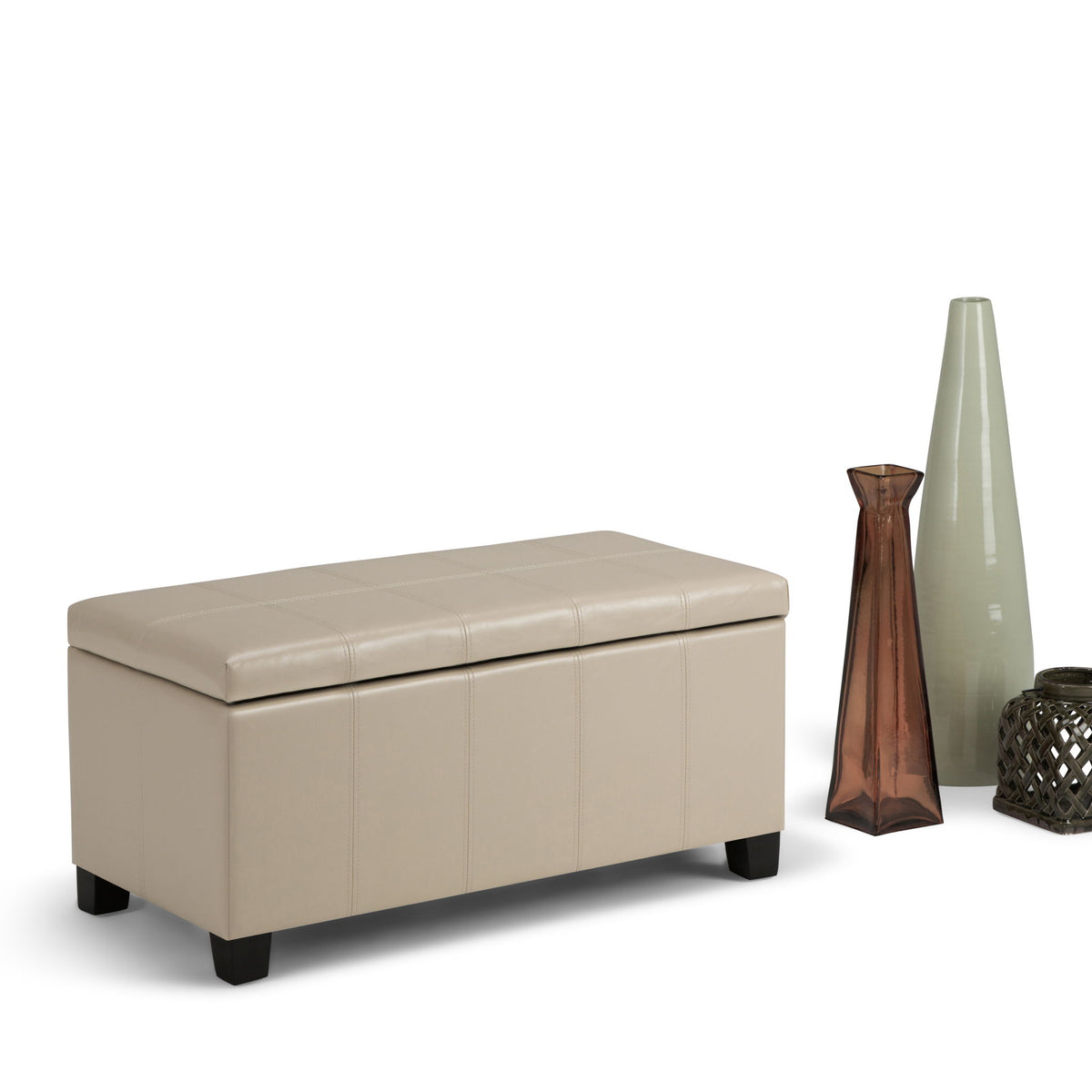 Dover - Upholstered Storage Ottoman Bench