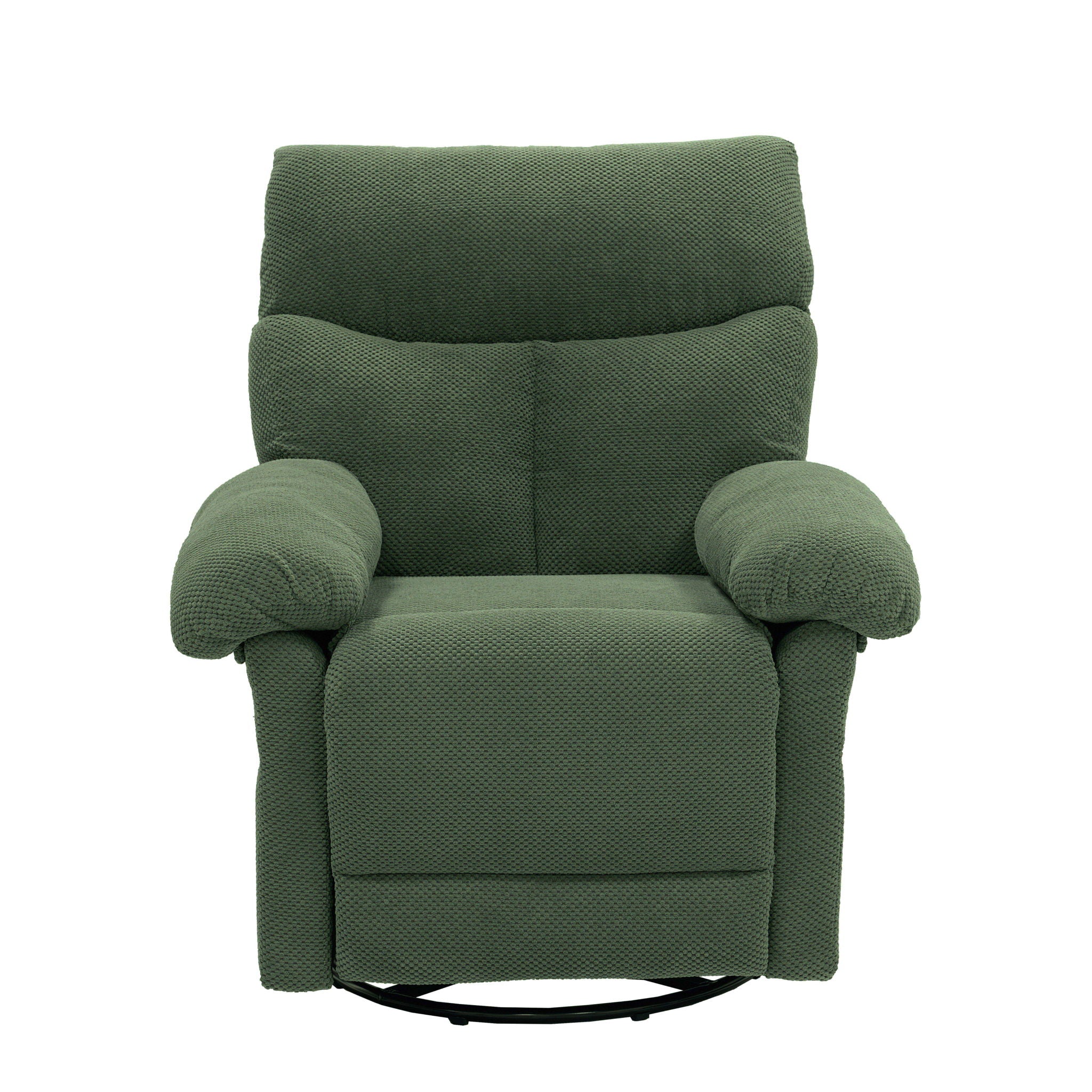 Swivel Rocker Recliner Chair With Manual Recline For Living Room