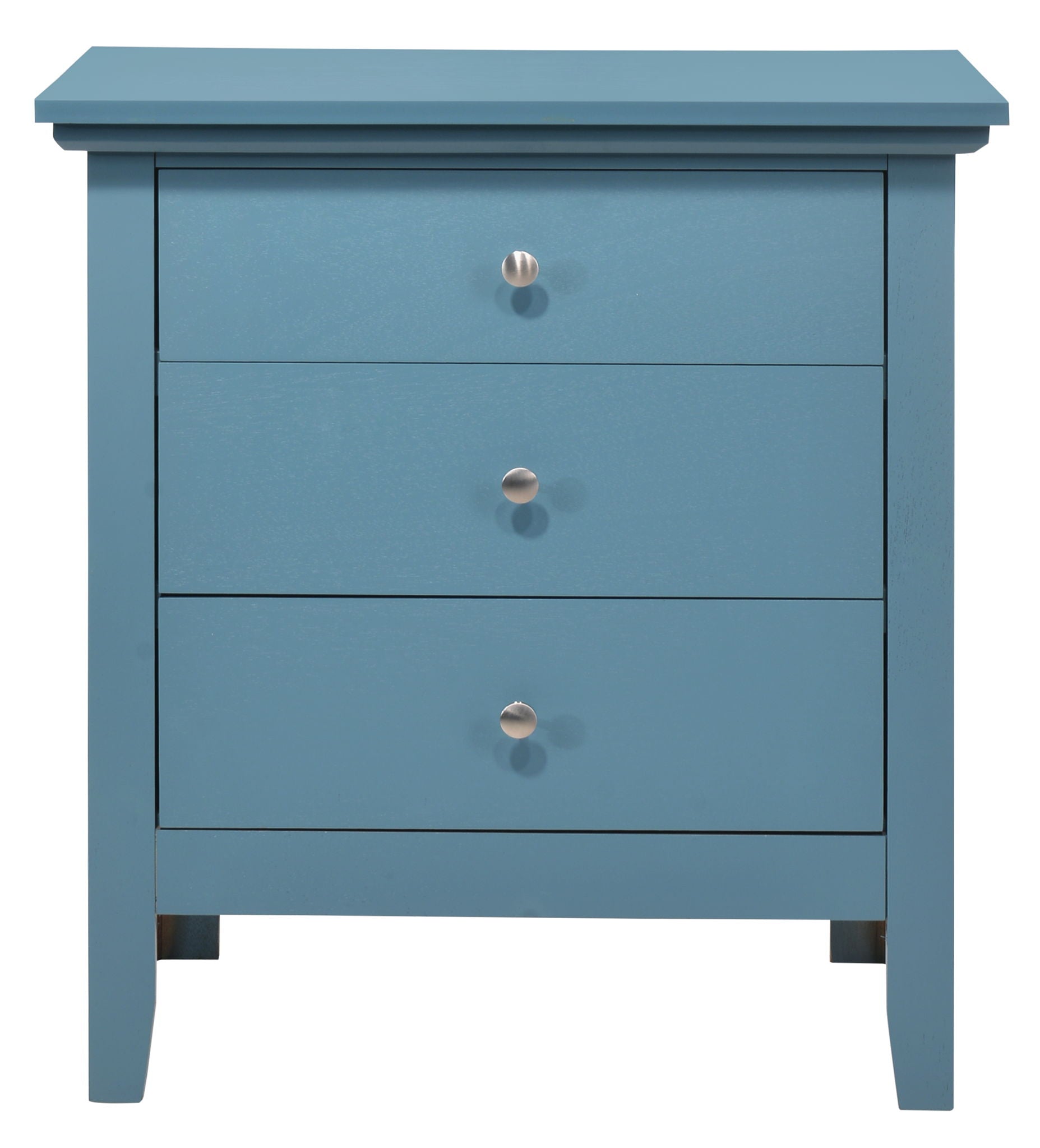 3 Drawer Nightstand - Teal