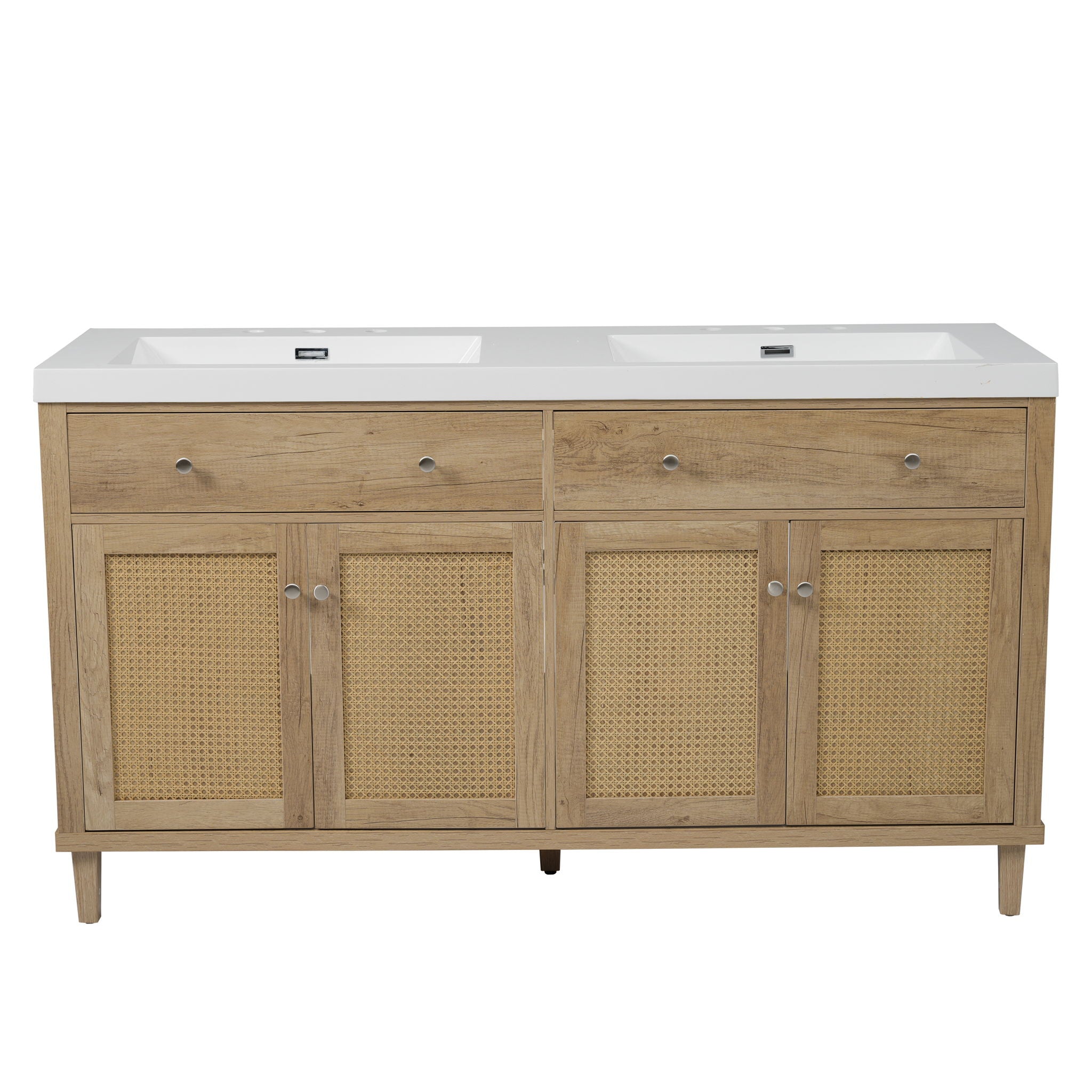 Bathroom Vanity With Double Sink, Large Storage Space