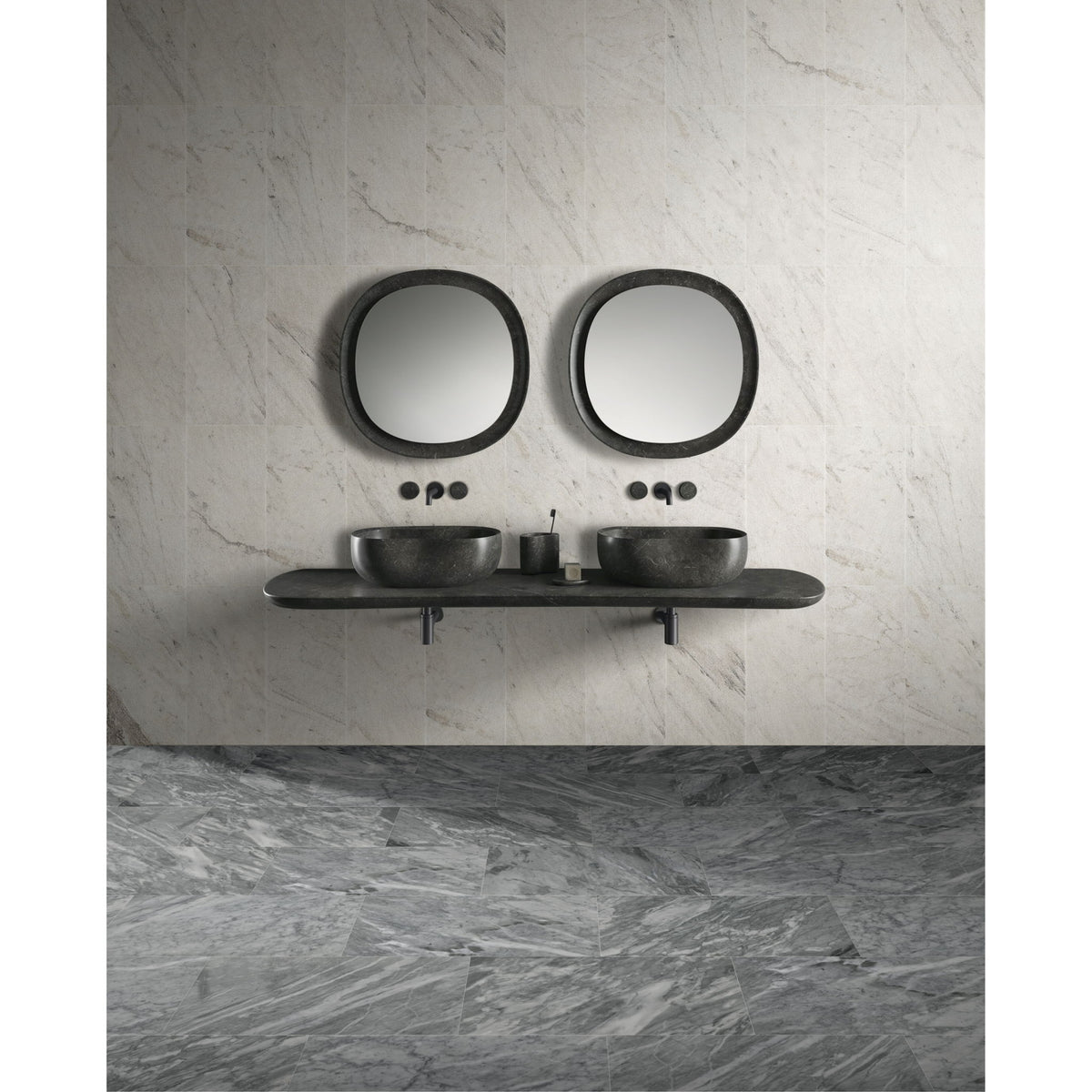 Textured Finished, 3D Tiles For Wall Decoration (Set of 4)