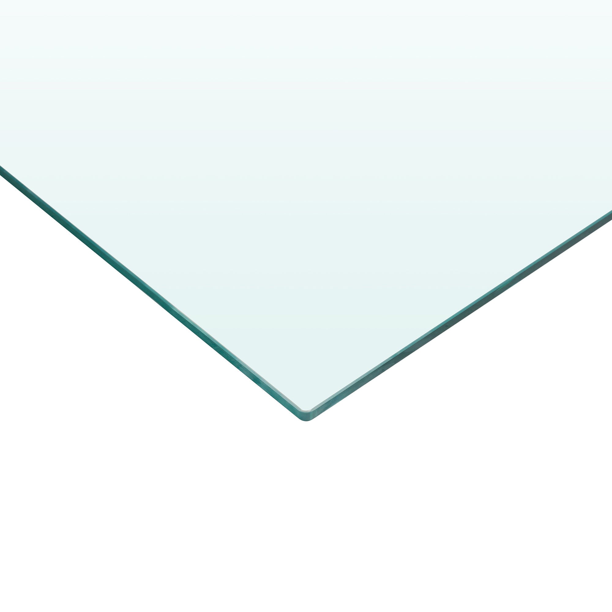 Square Tempered Glass Top