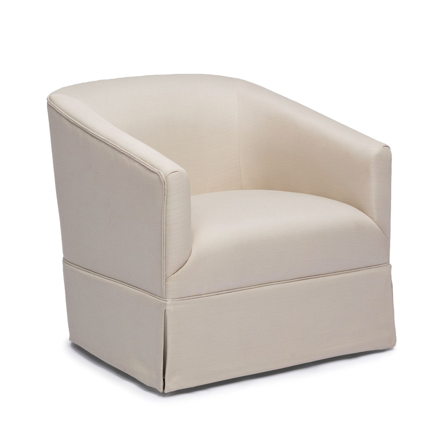 Earl - Skirted Swivel Chair
