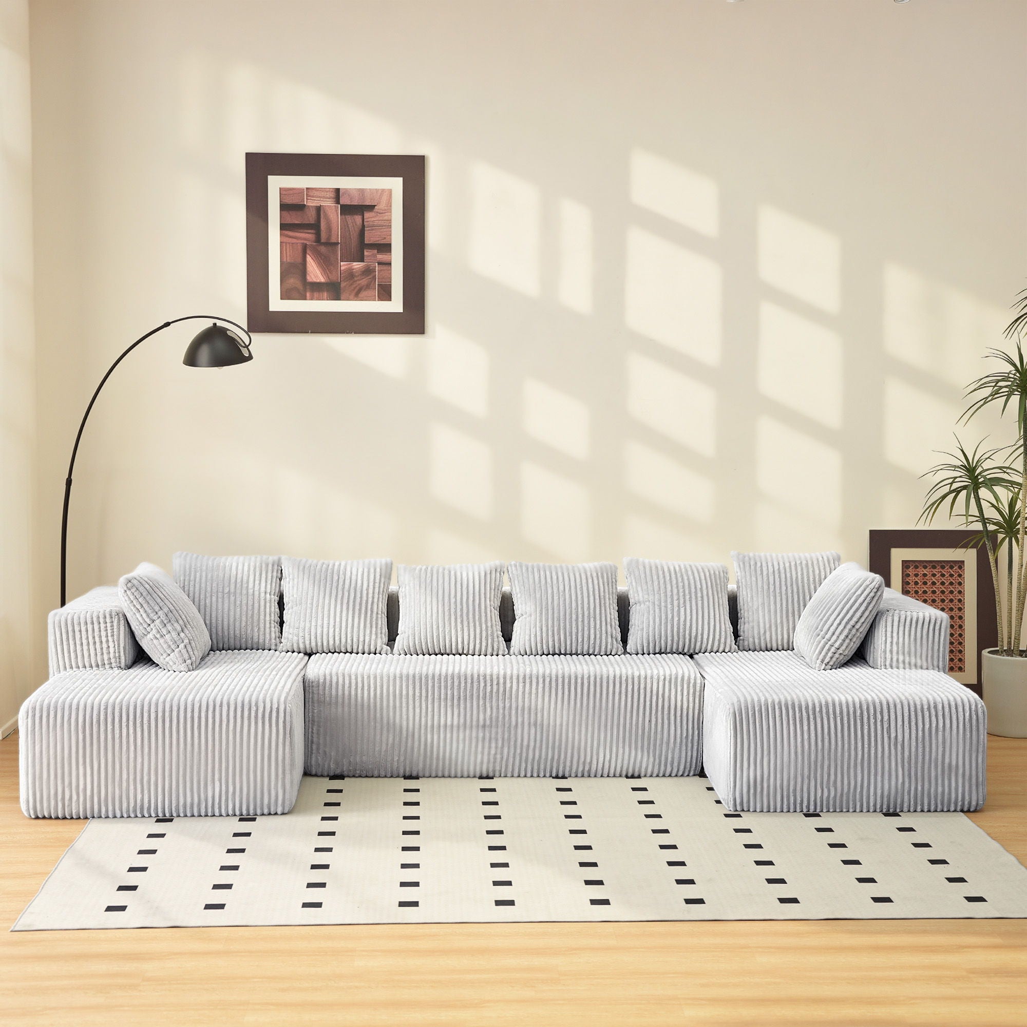 Modular U Shaped Sectional Sofa