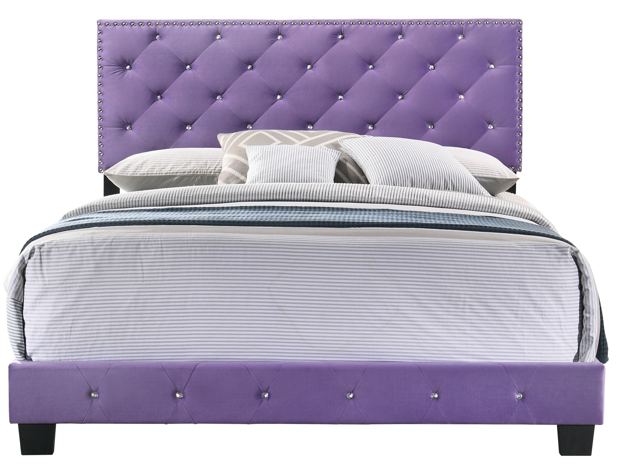 Suffolk - Queen Bed - Purple