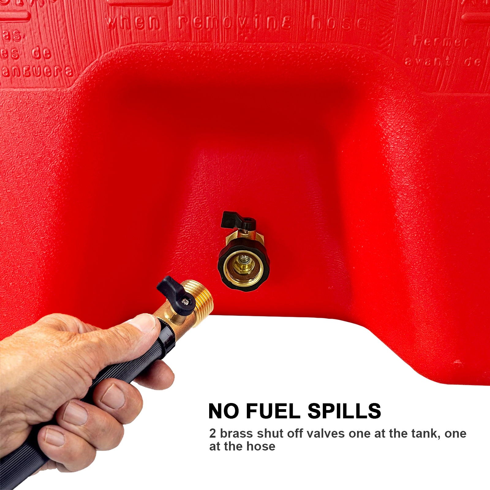 Gas Caddy With Wheels, Fuel Transfer Tank, Gasoline Diesel Can