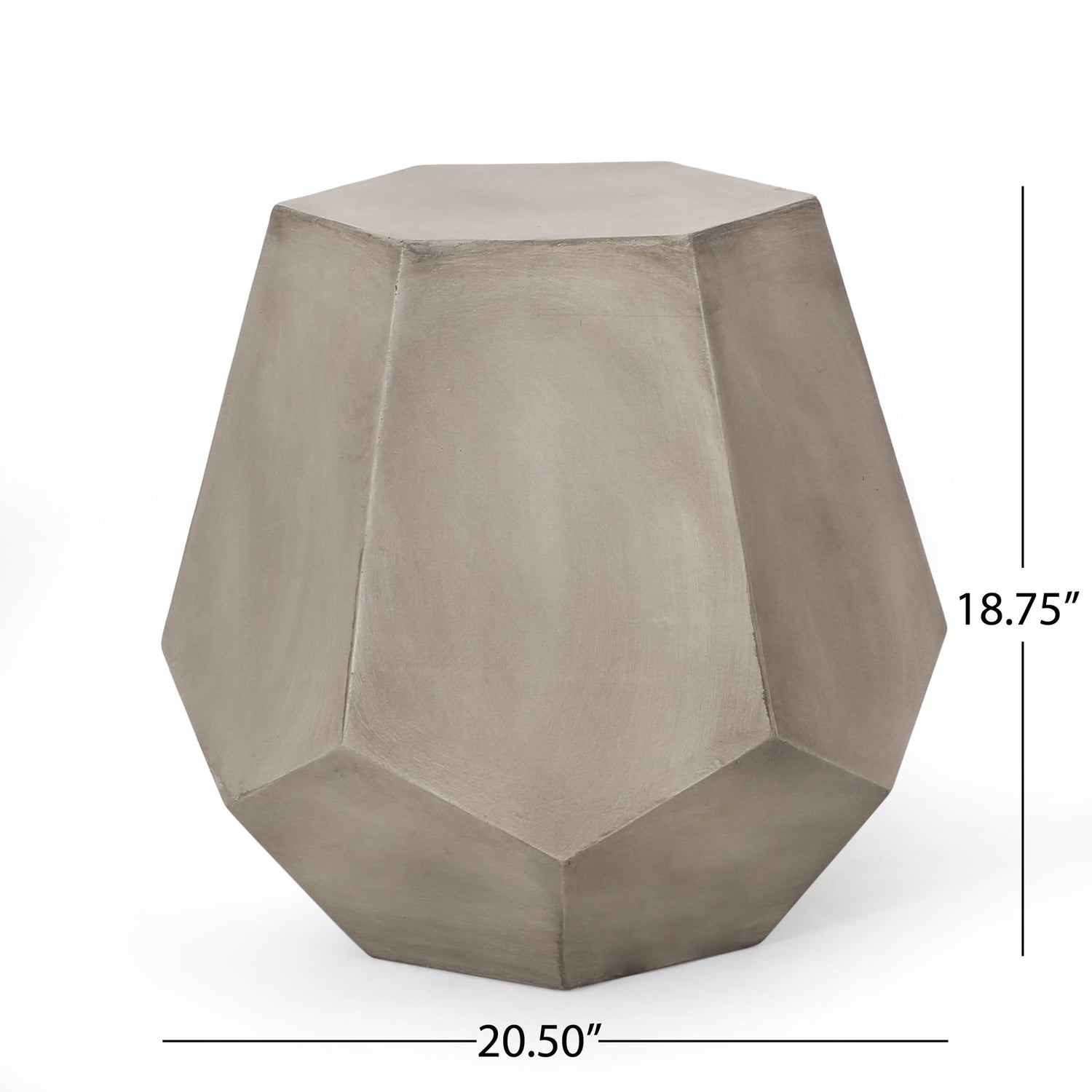Outdoor Calgary Side Table - Light Gray