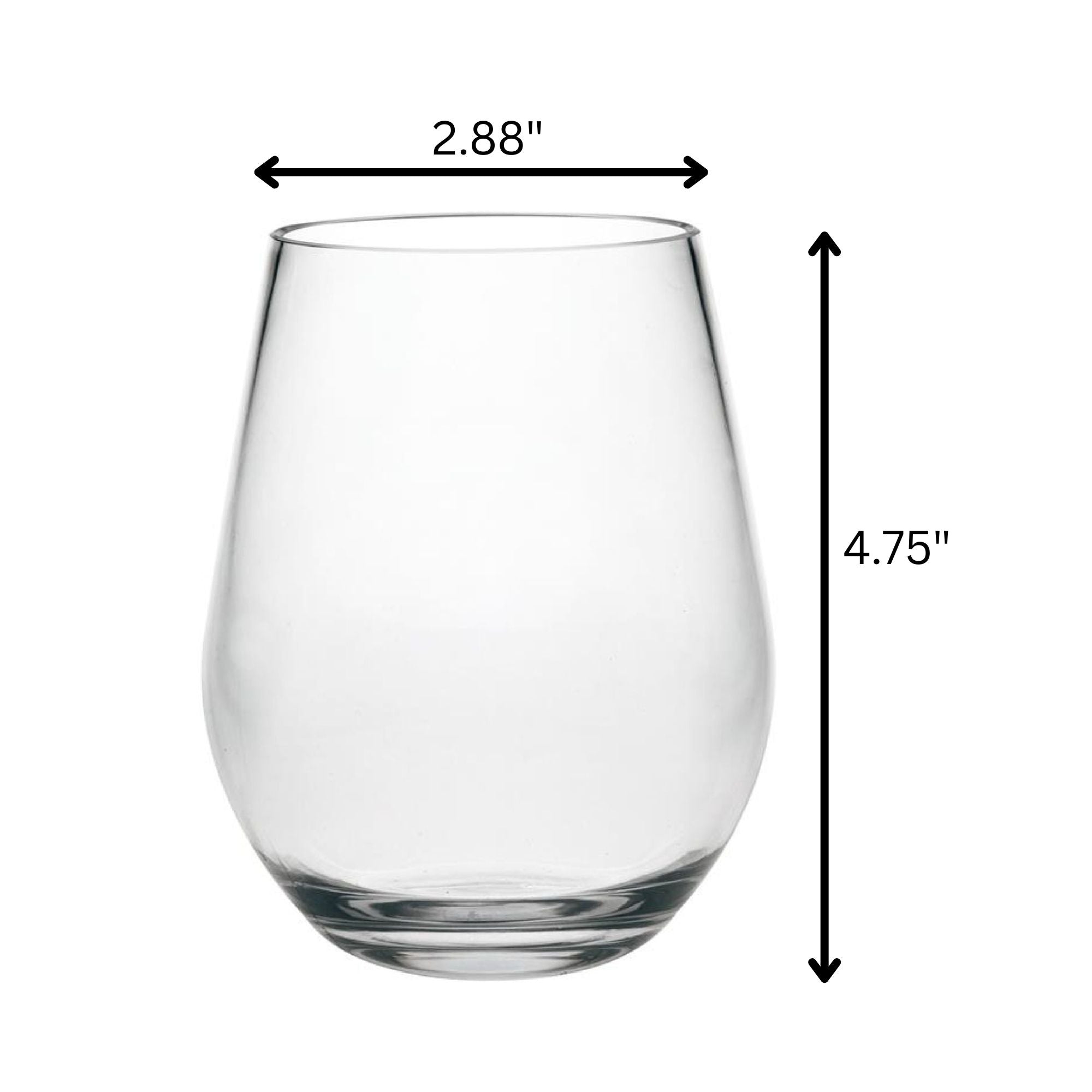 Halo - Oval Hi Ball Tritan Plastic Drinking Glasses, Bpa Free, 20Oz (Set of 4) - Clear