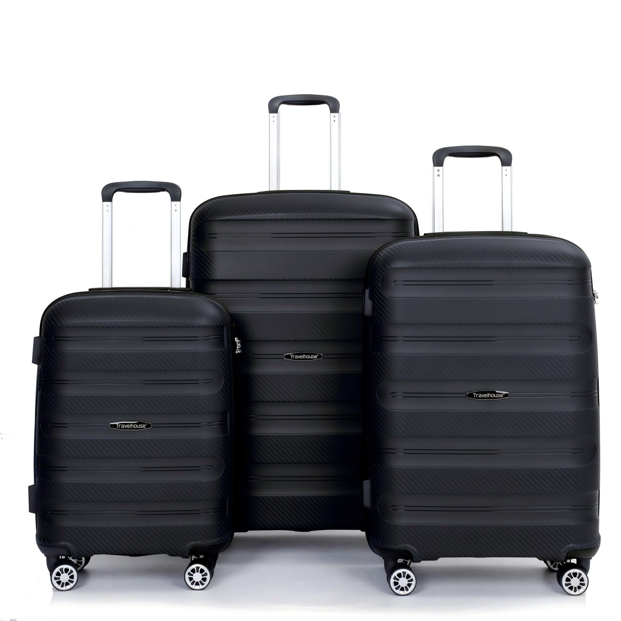 3 Piece Set Hardshell Suitcase Spinner Wheels