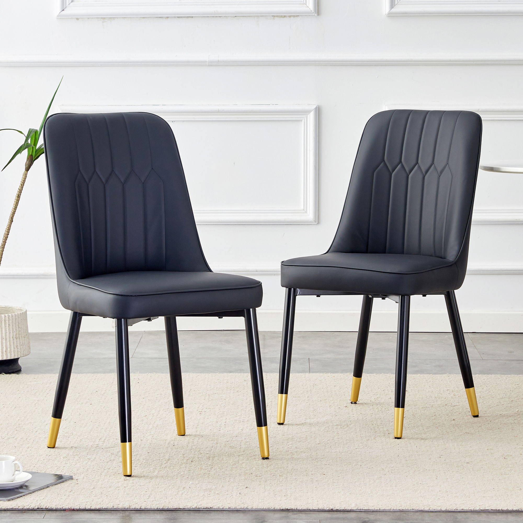 Modern Chair With Metal Legs