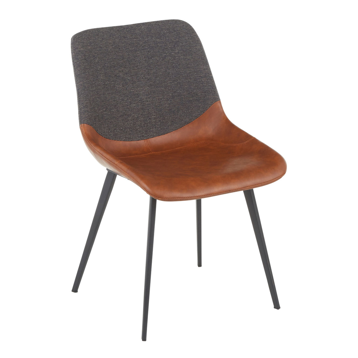 Outlaw - Industrial Two Tone Chair (Set of 2) - Gray