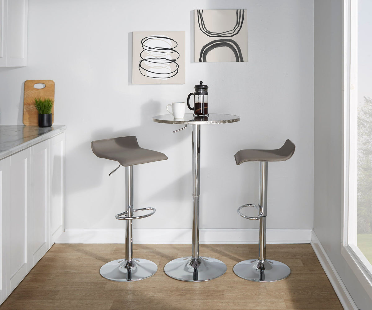 Ale - Contemporary Adjustable Barstool (Set of 2)