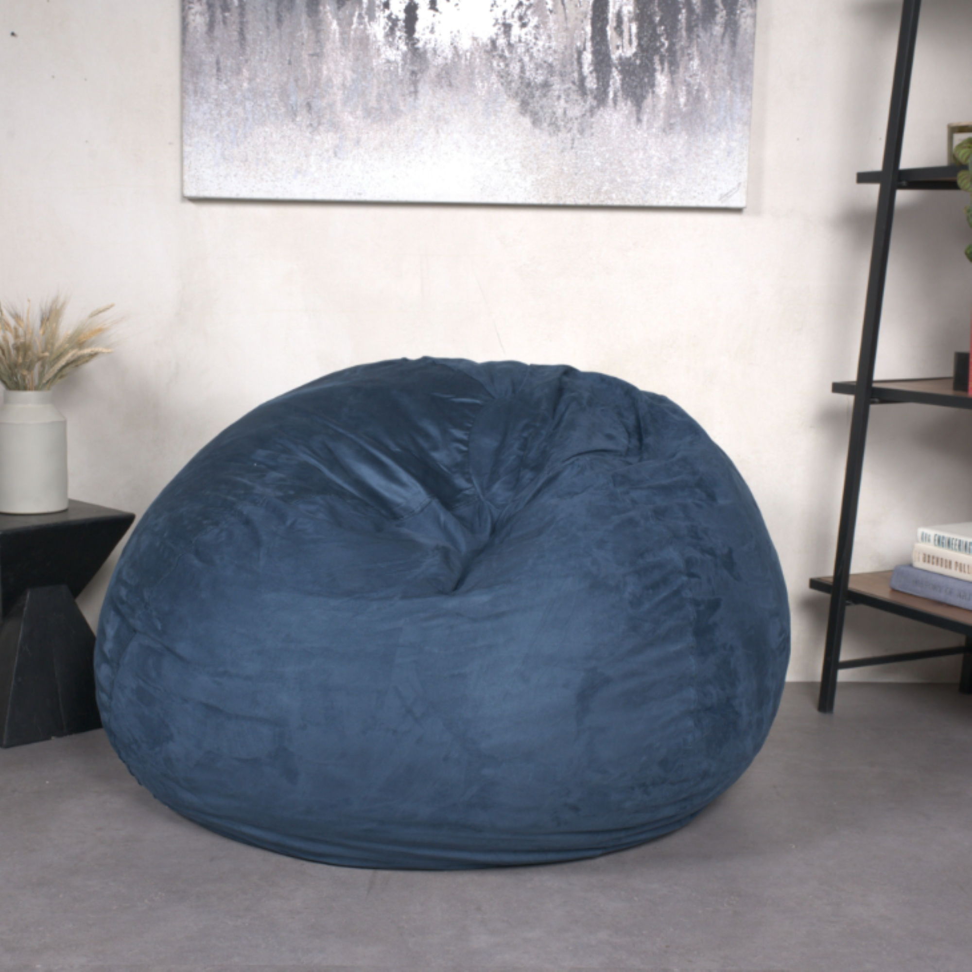 Comfortable High Density Shredded Foam Bean Bag Chair With Removable Cover